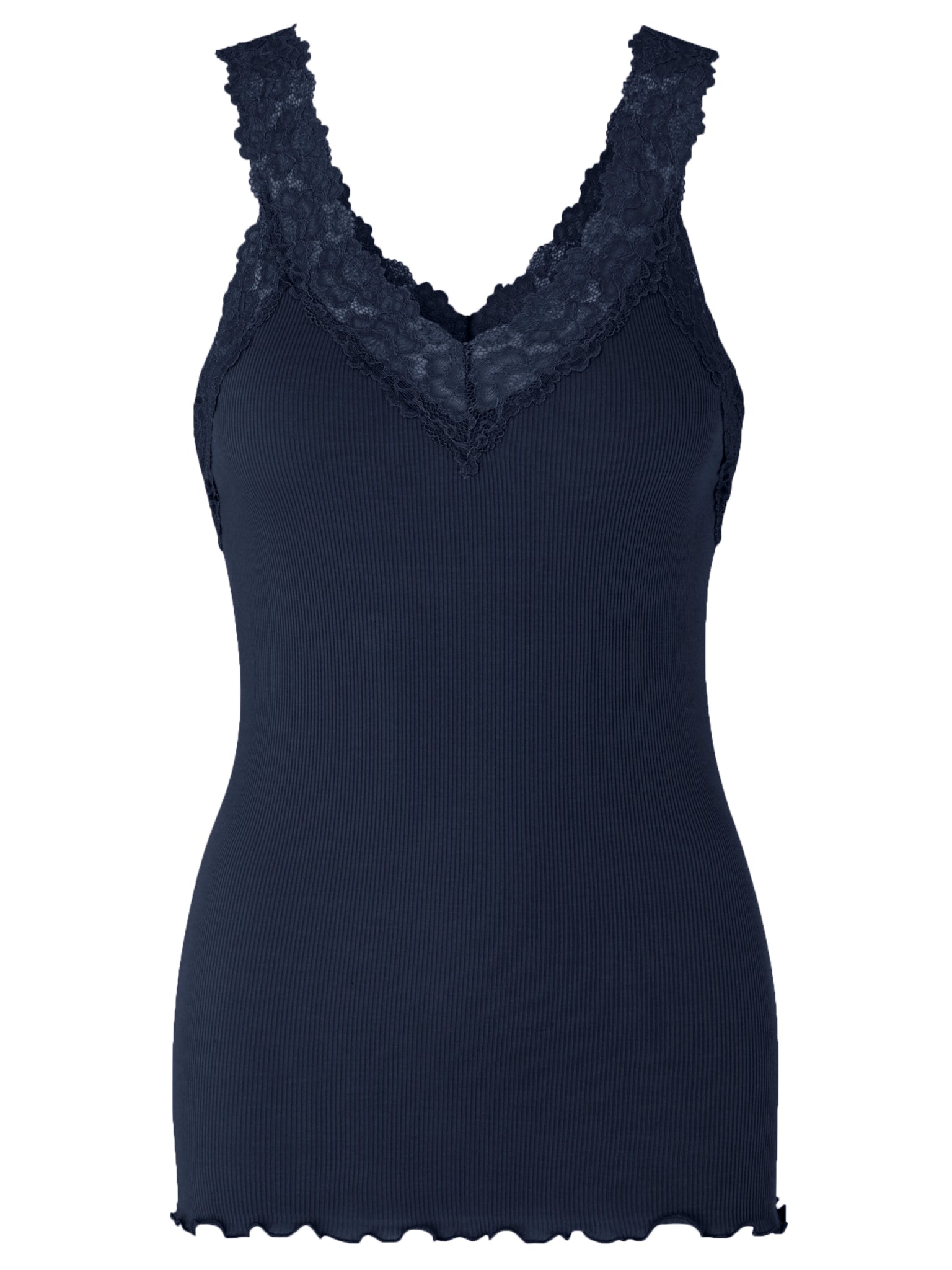 RWBernadine Organic Cotton SL Lace To TOP Rosemunde Woman XS navy