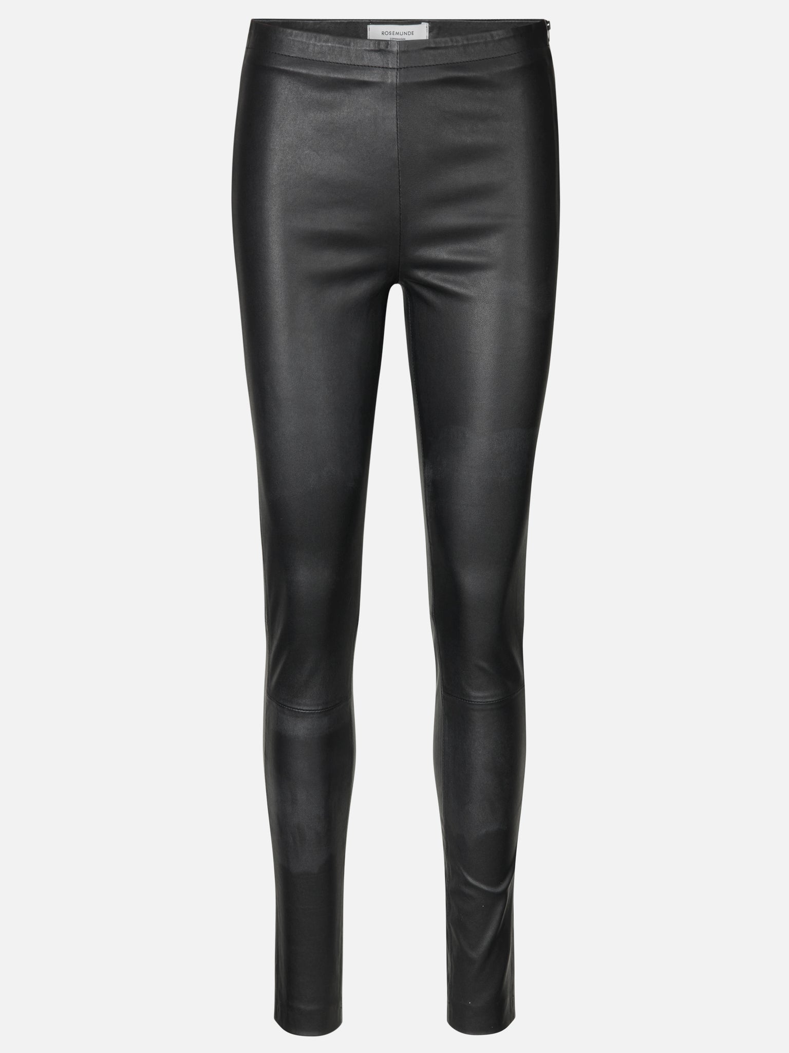 RWFarah MW Leather Trousers Trousers Rosemunde Woman 38 black