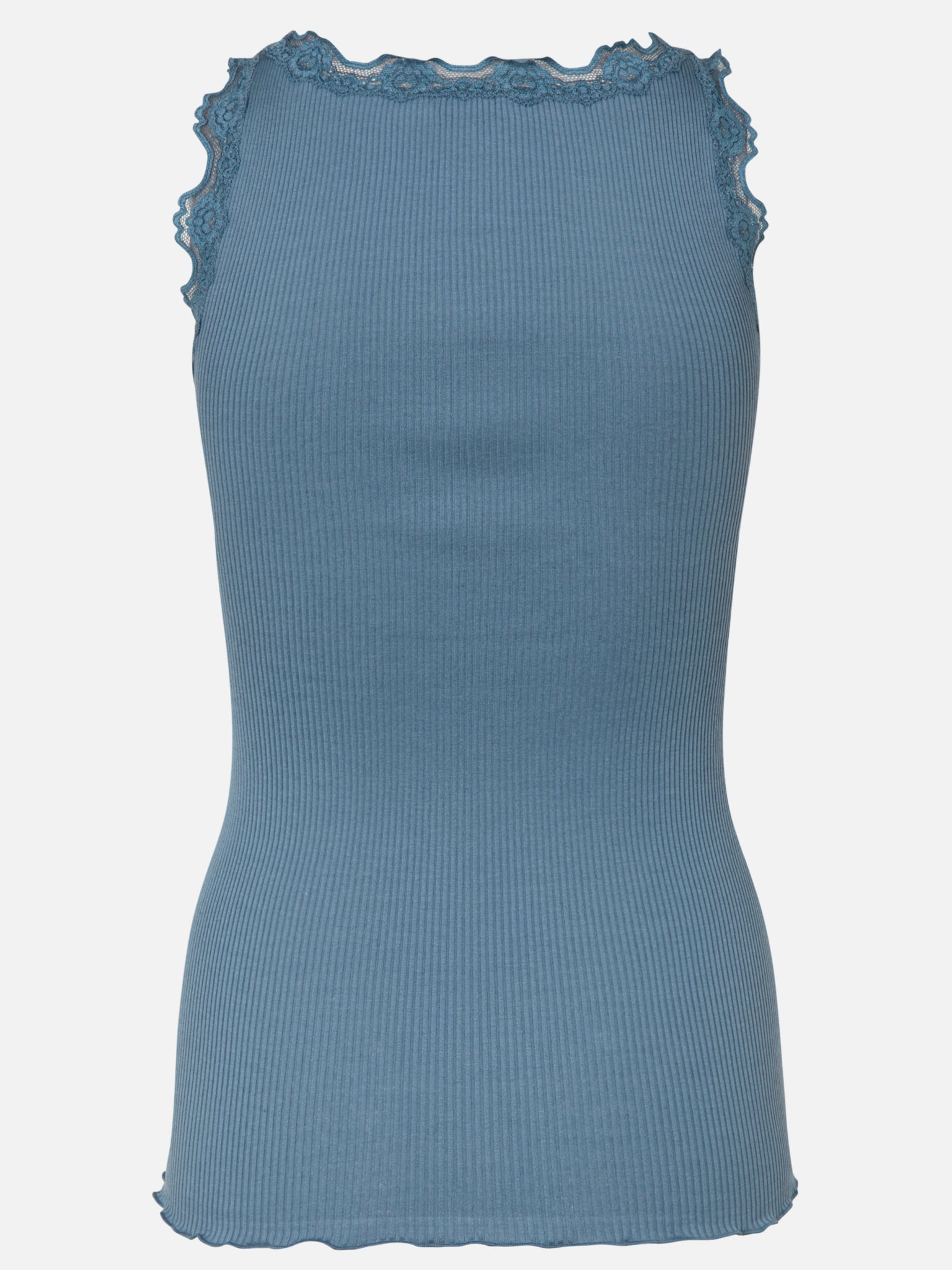 RWBabette Silk SL U-neck Long Lace Top