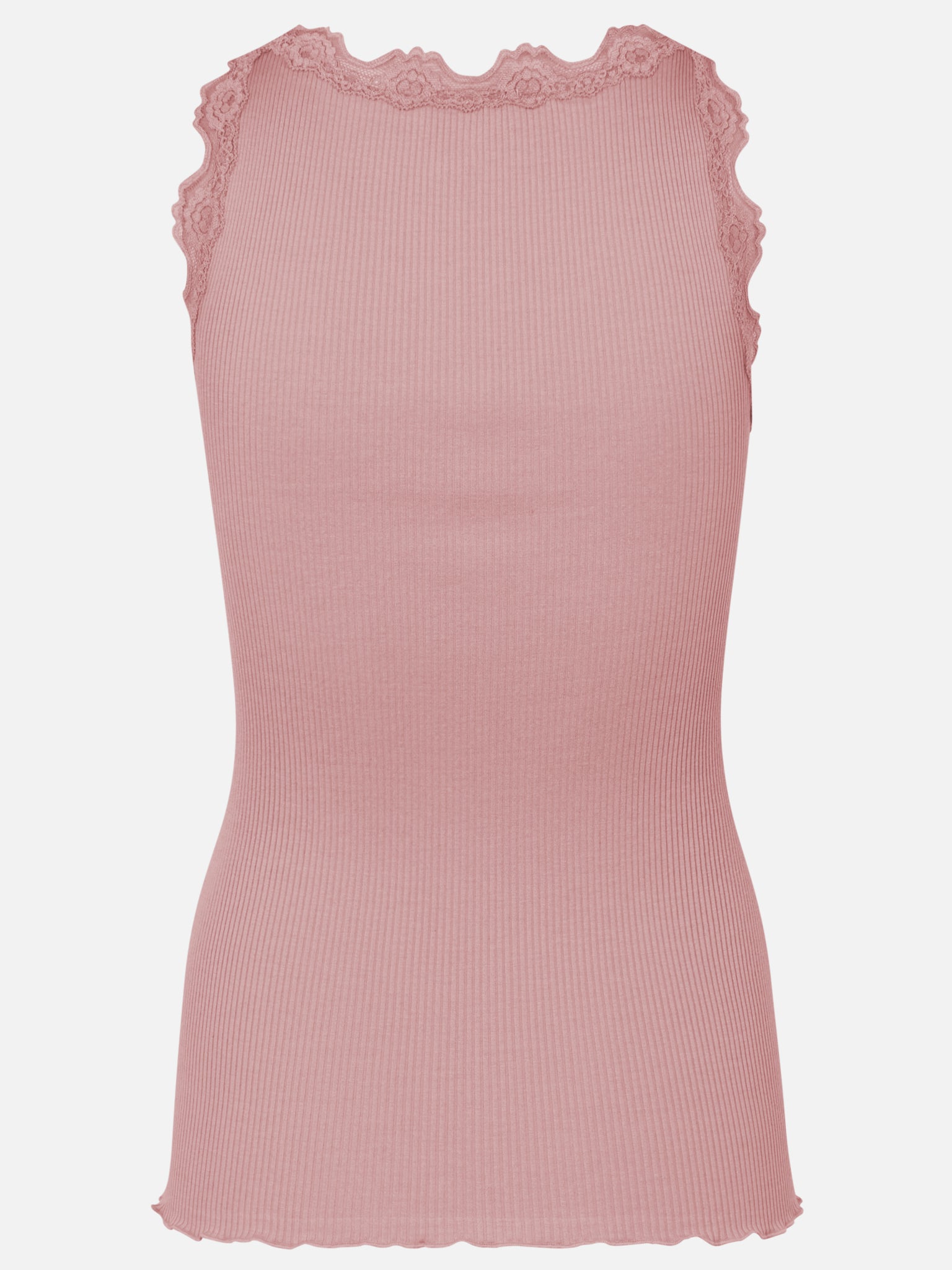 RWBabette Silk SL U-neck Long Lace Top