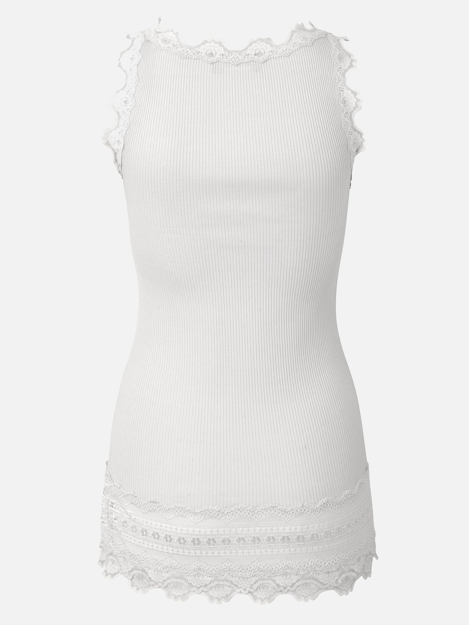 Silk top w/ lace Top Rosemunde Woman