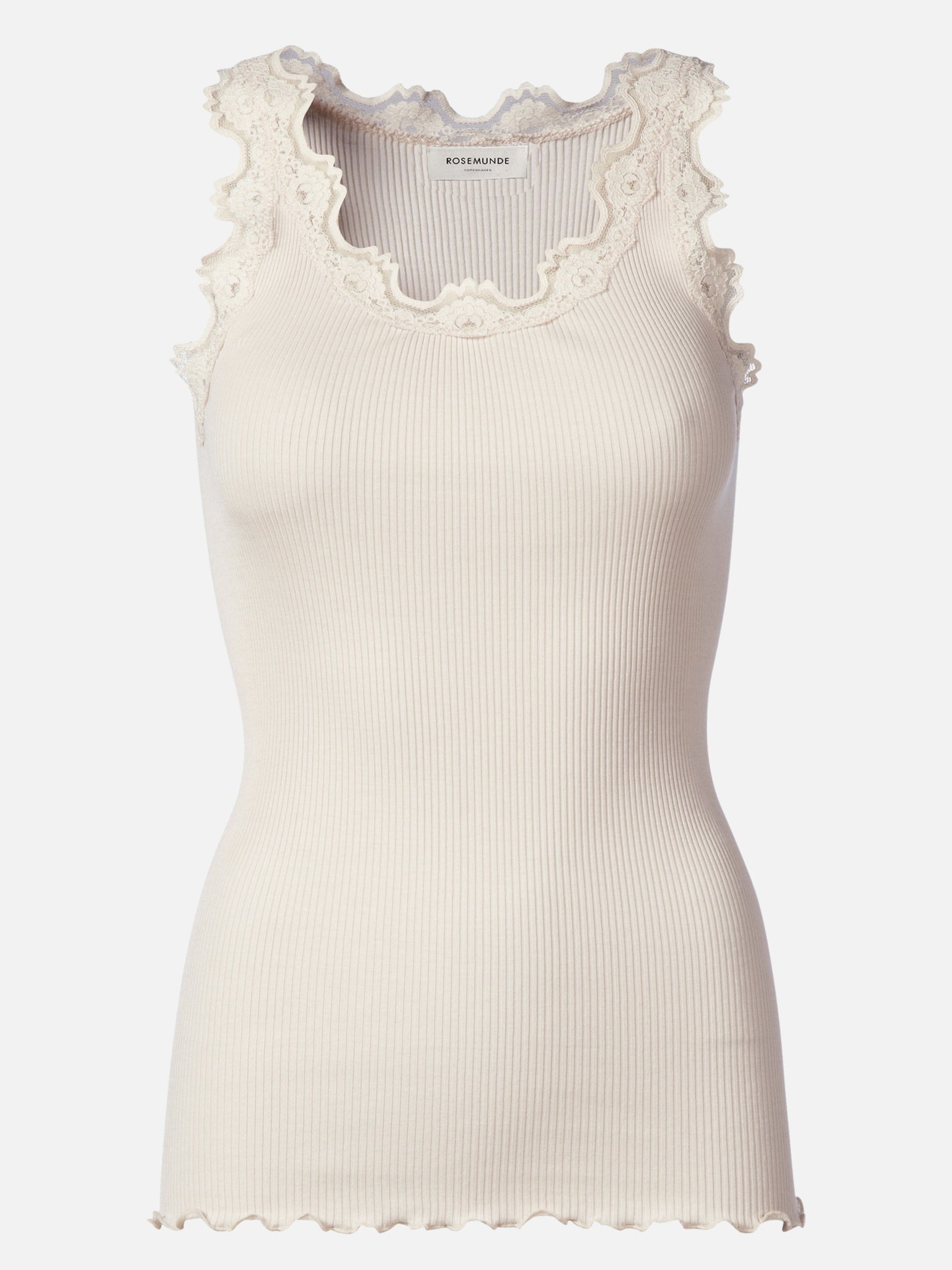 RWBabette Silk SL U-neck Lace Top