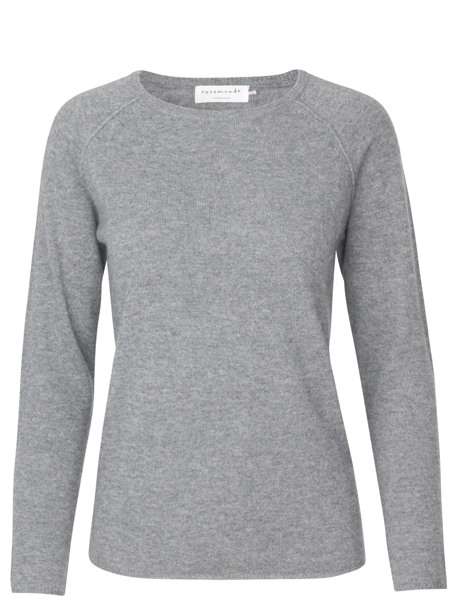 RWLaica LS O-neck Raglan Pullover Pullover Rosemunde Woman S light grey melange