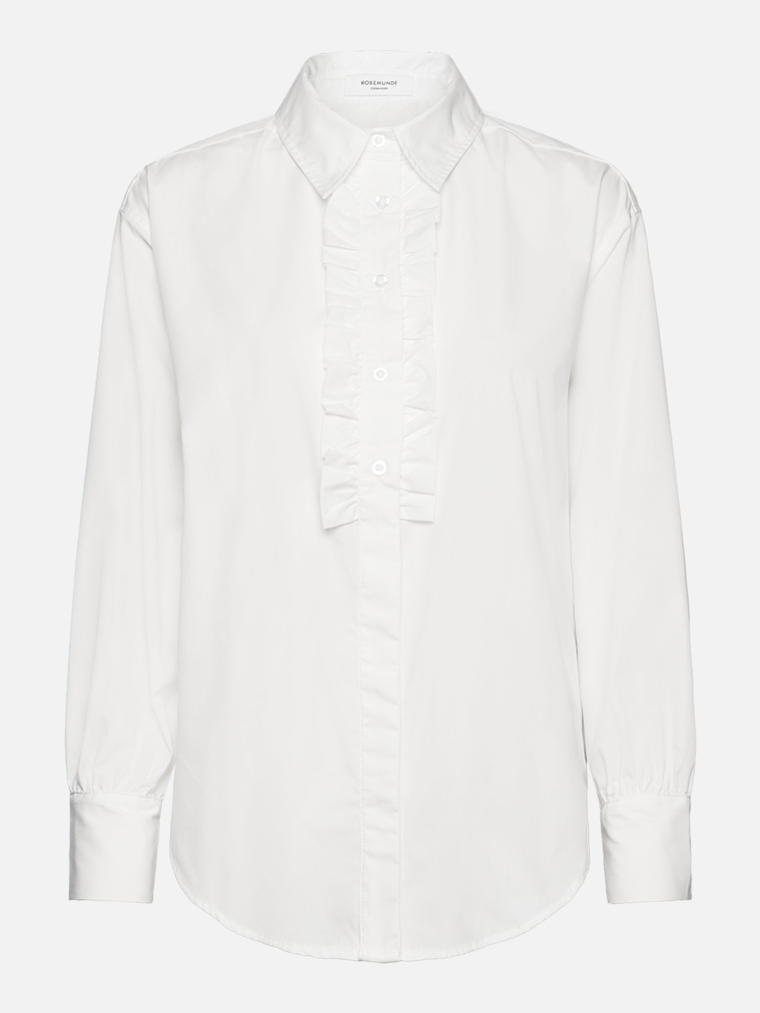 Shirt with ruffles