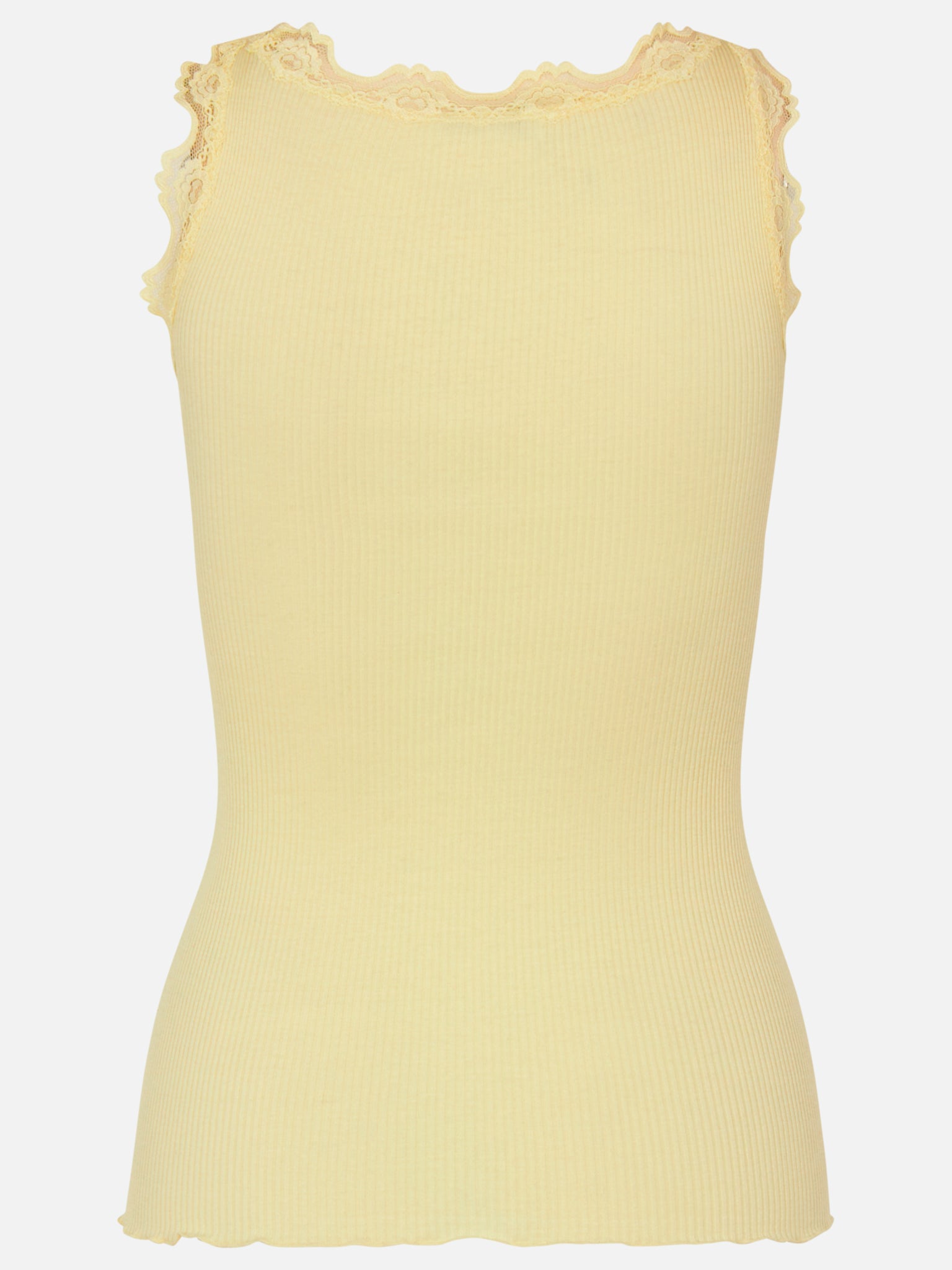 RWBabette Silk SL U-neck Long Lace Top