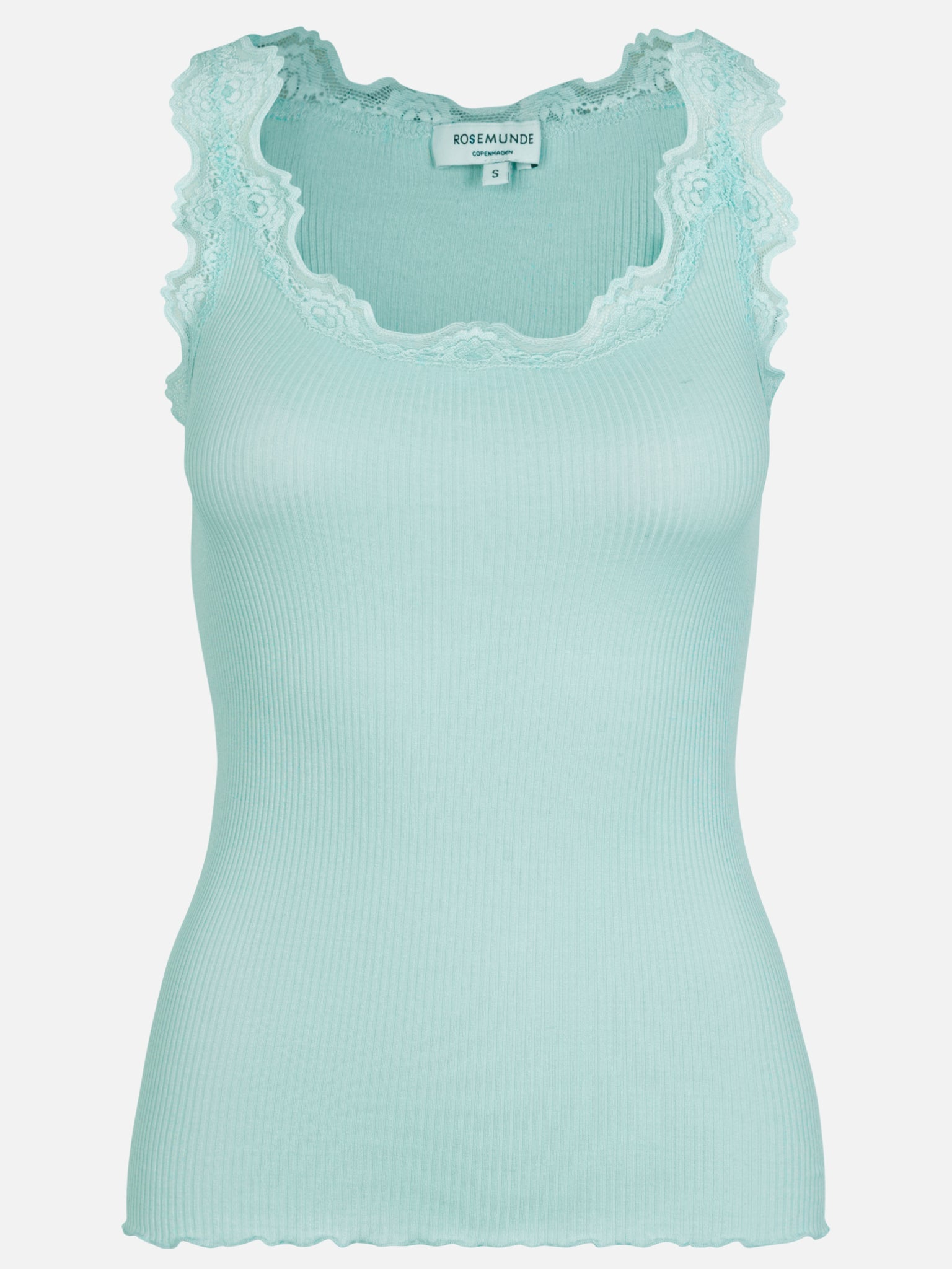 RWBabette Silk SL U-neck Long Lace Top