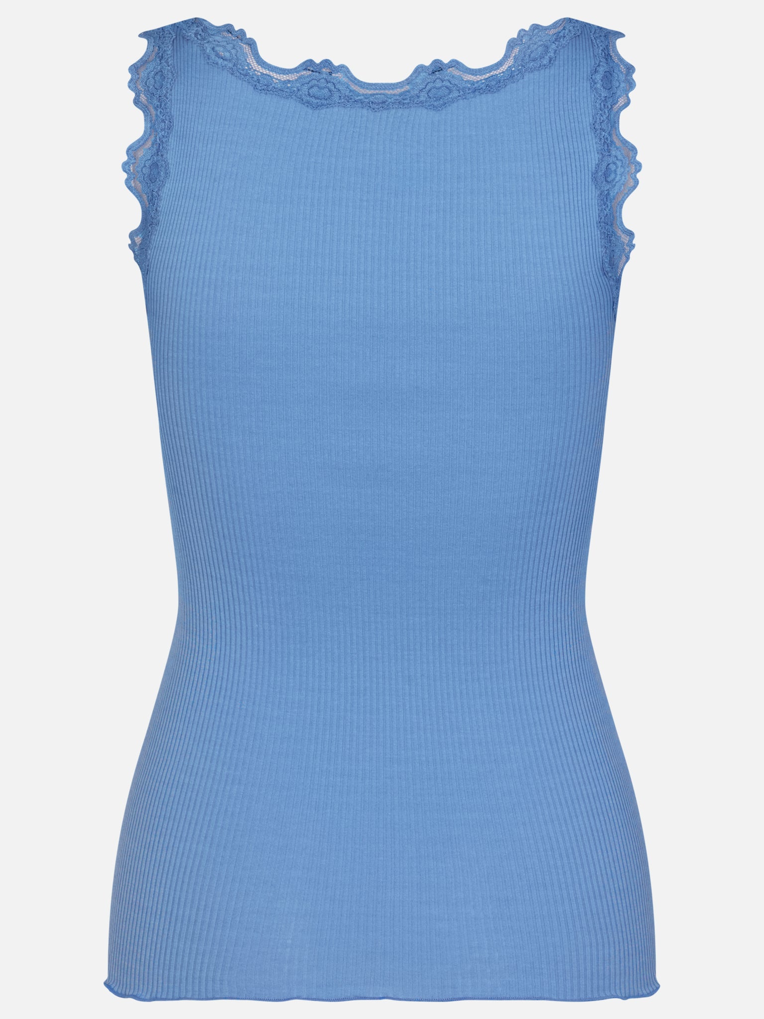 RWBabette Silk SL U-neck Long Lace Top TOP Rosemunde Woman