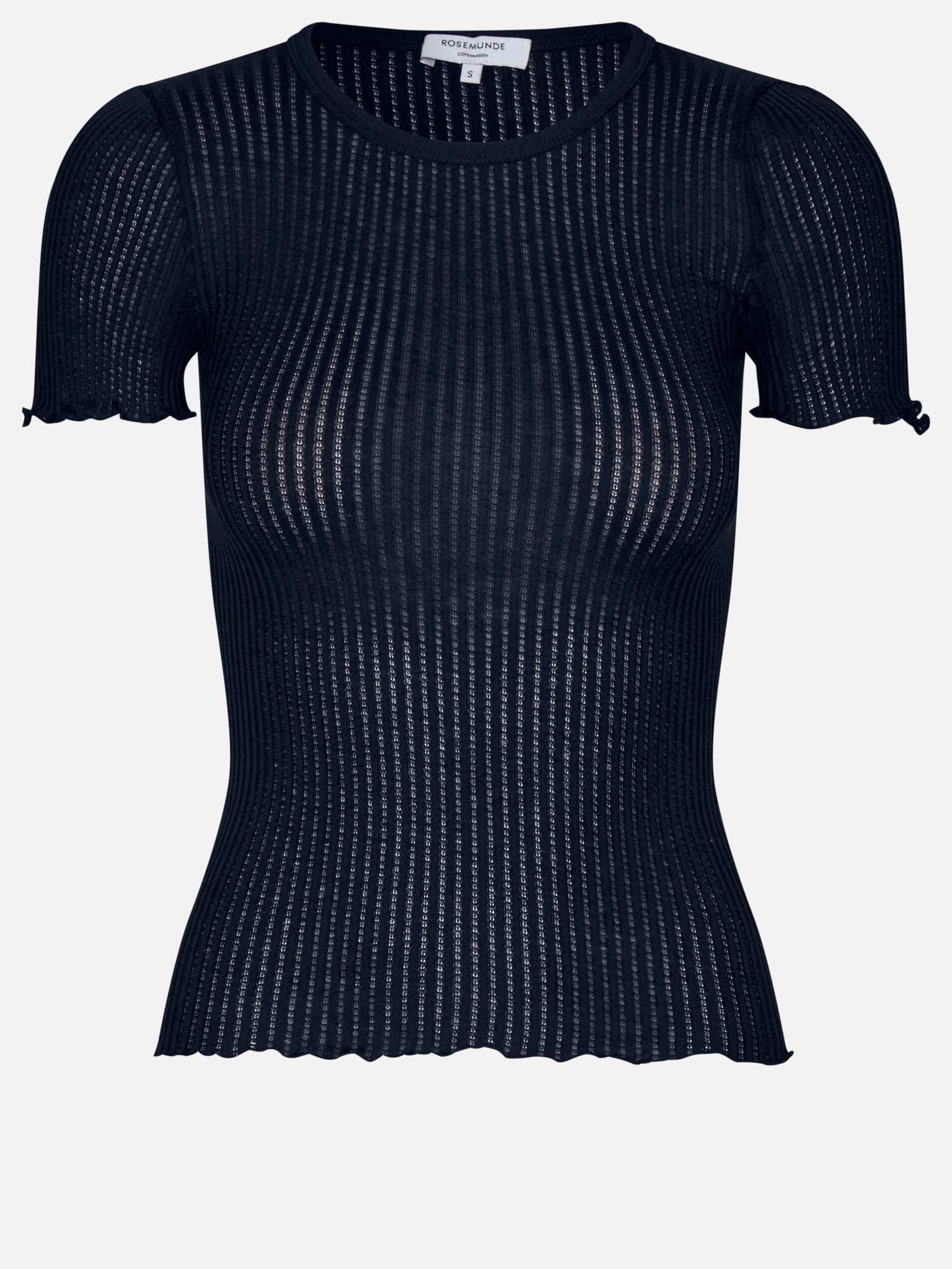 RWBelize Silk SS T-shirt T-shirt Rosemunde Woman XS navy