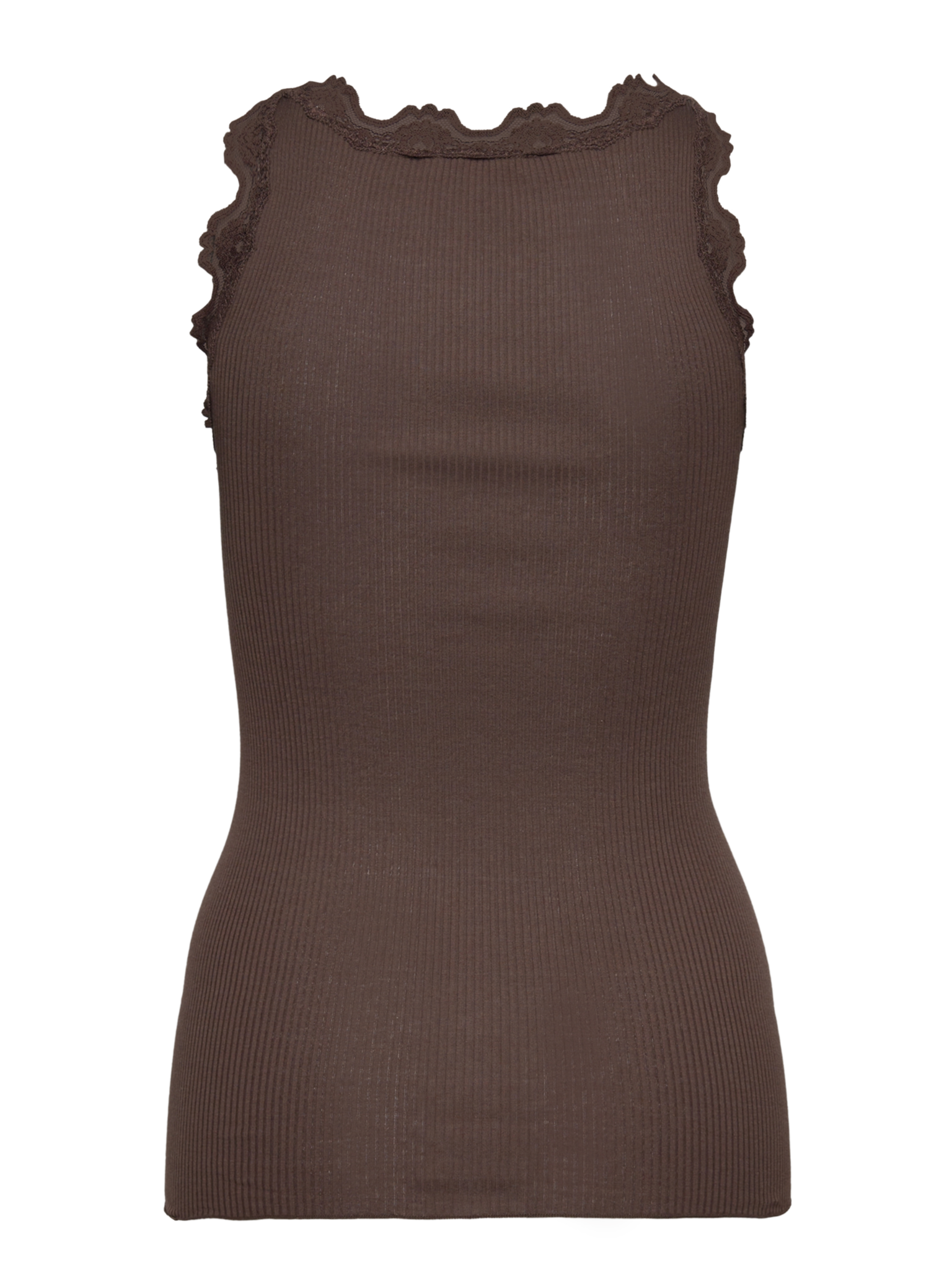 RWBabette Silk SL U-neck Long Lace Top
