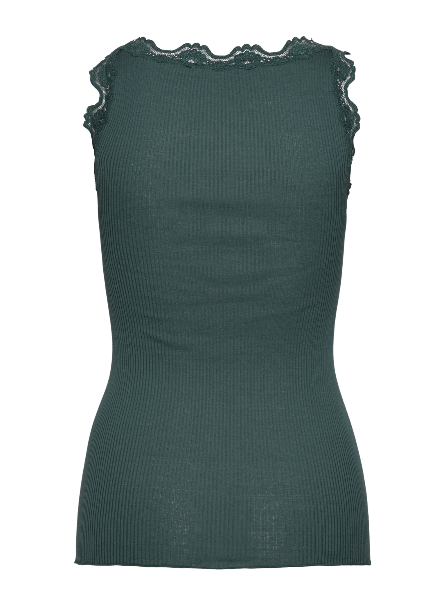 RWBabette Silk SL U-neck Long Lace Top