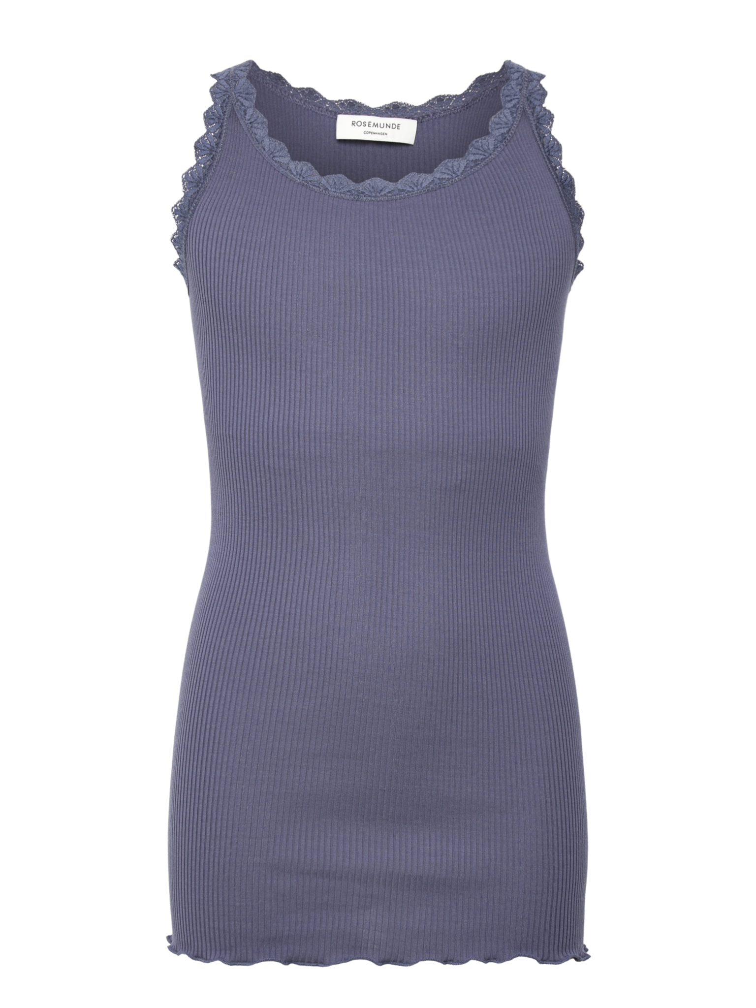 RKBeatha Silk top w/ lace Top Rosemunde Woman 4 true navy