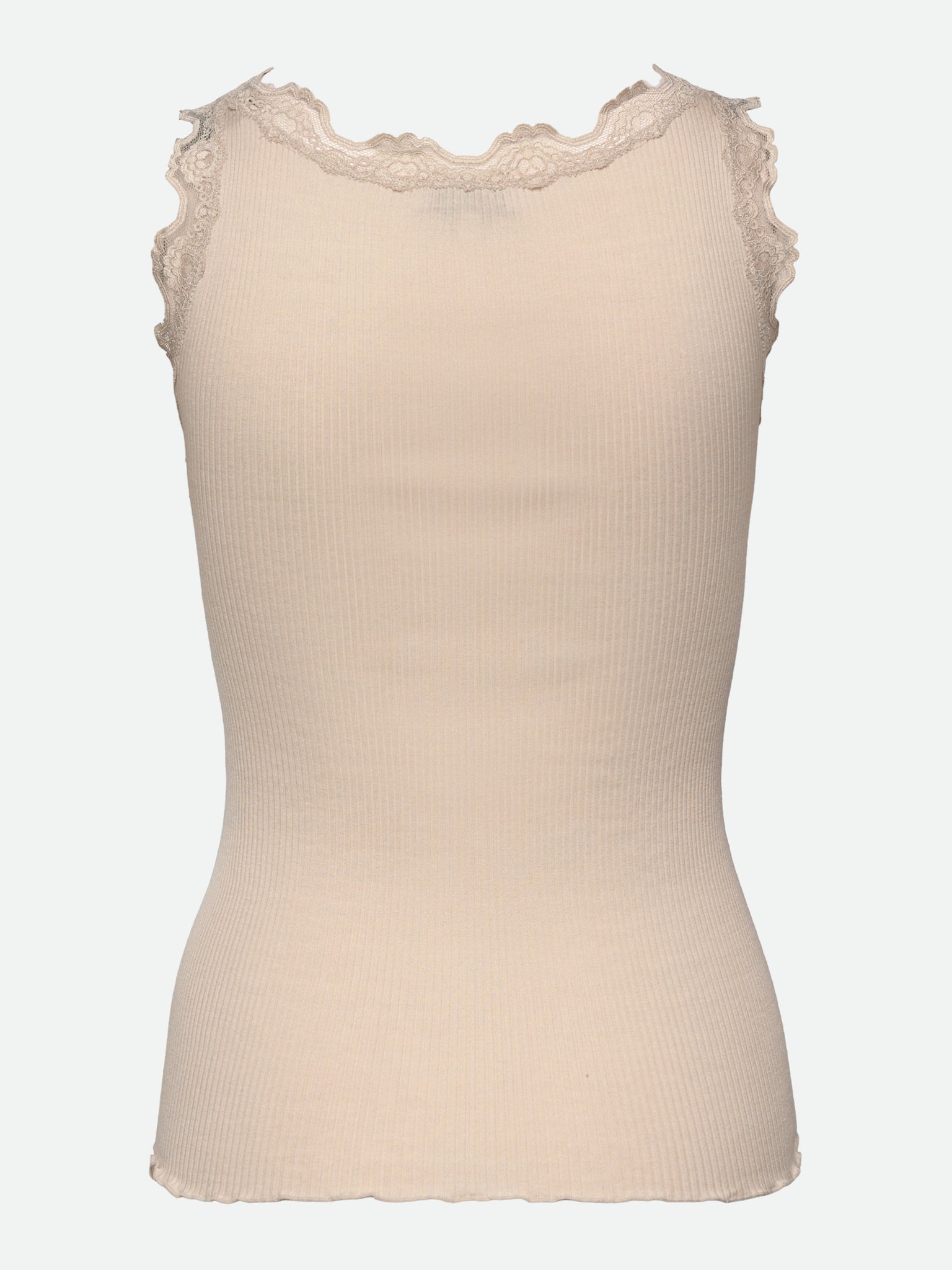 RWBabette Silk SL U-neck Long Lace Top