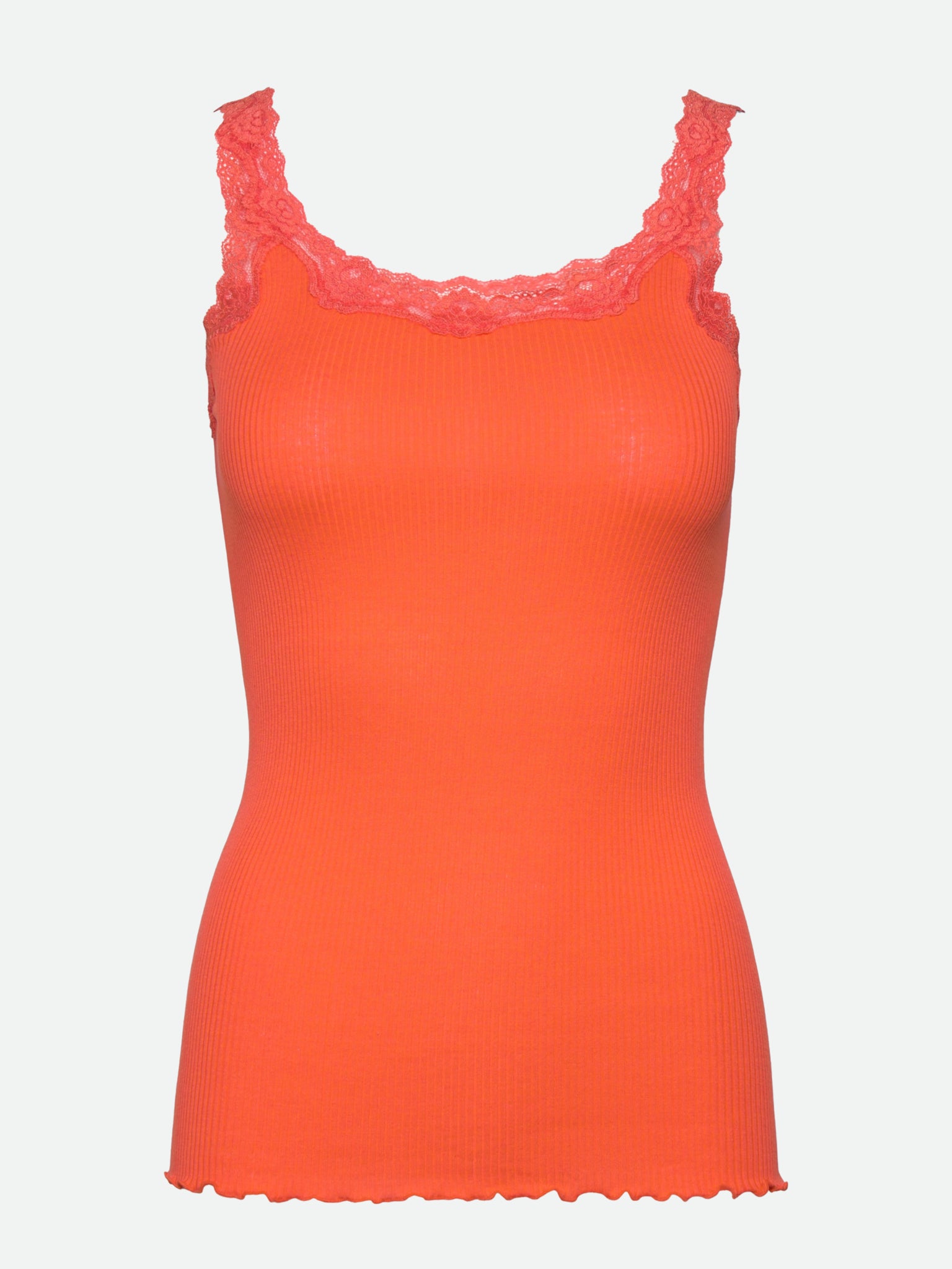 RWBabette Silk SL Deep Back Lace Top TOP Rosemunde Woman