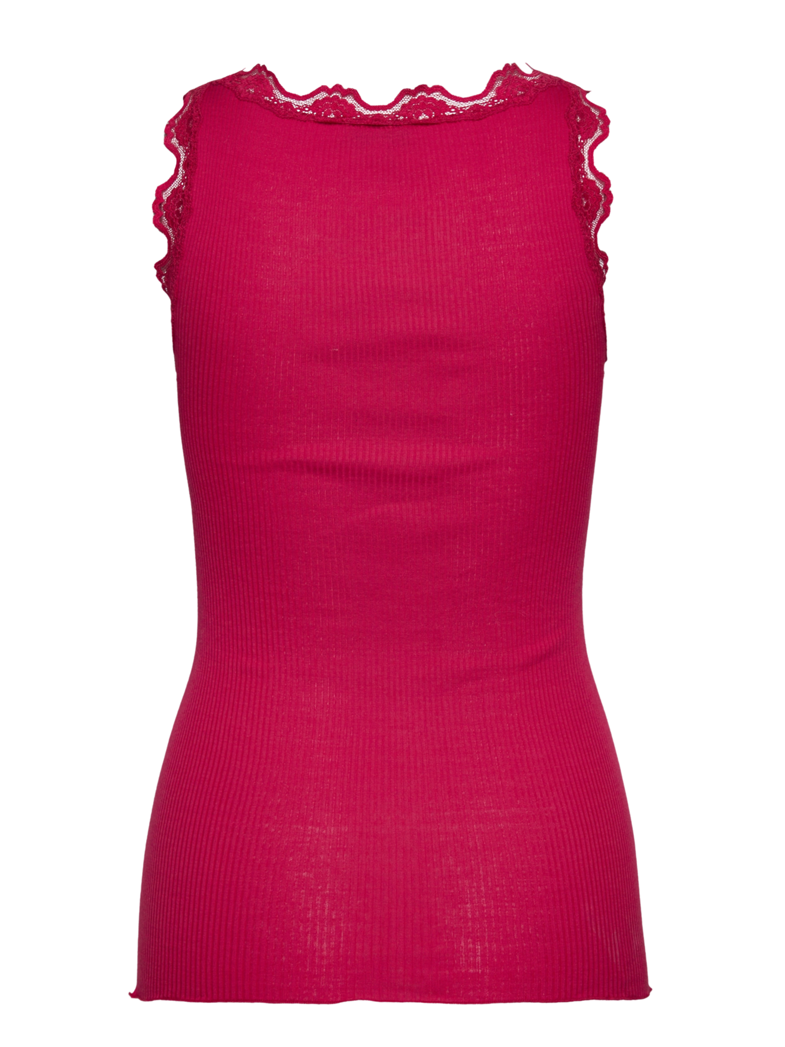 RWBabette Silk SL U-neck Long Lace Top
