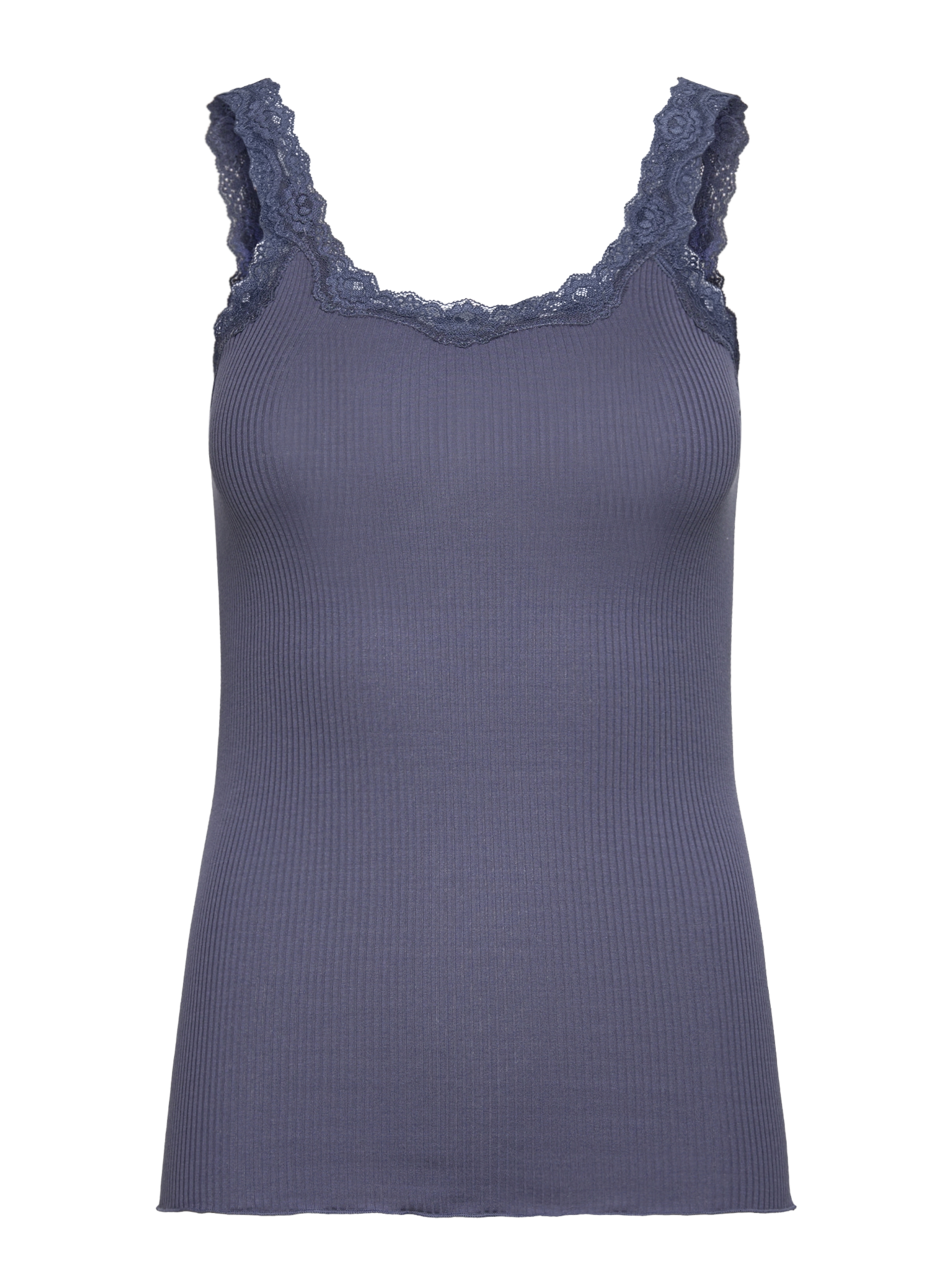 RWBabette Silk SL Deep Back Lace Top TOP Rosemunde Woman