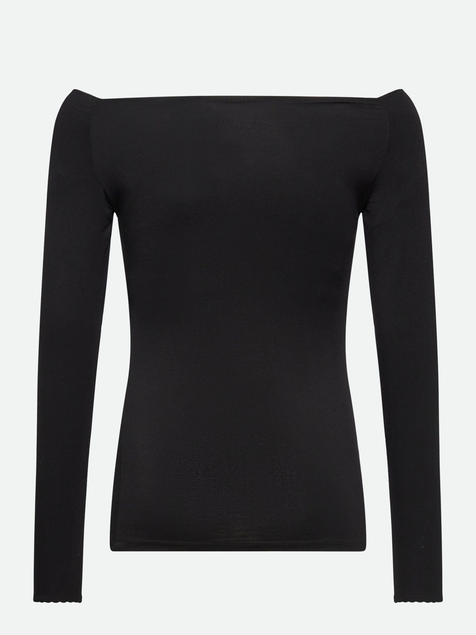 Viscose long sleeve off shoulder top T-SHIRT LS Rosemunde Woman