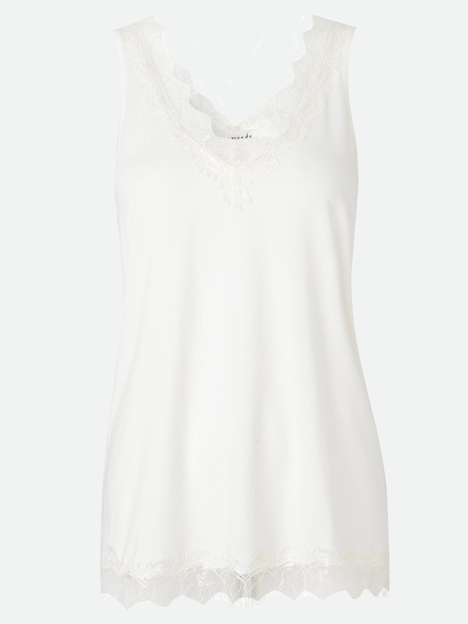 RWBillie SL Lace V-Neck Top Top Rosemunde Woman 34 ivory