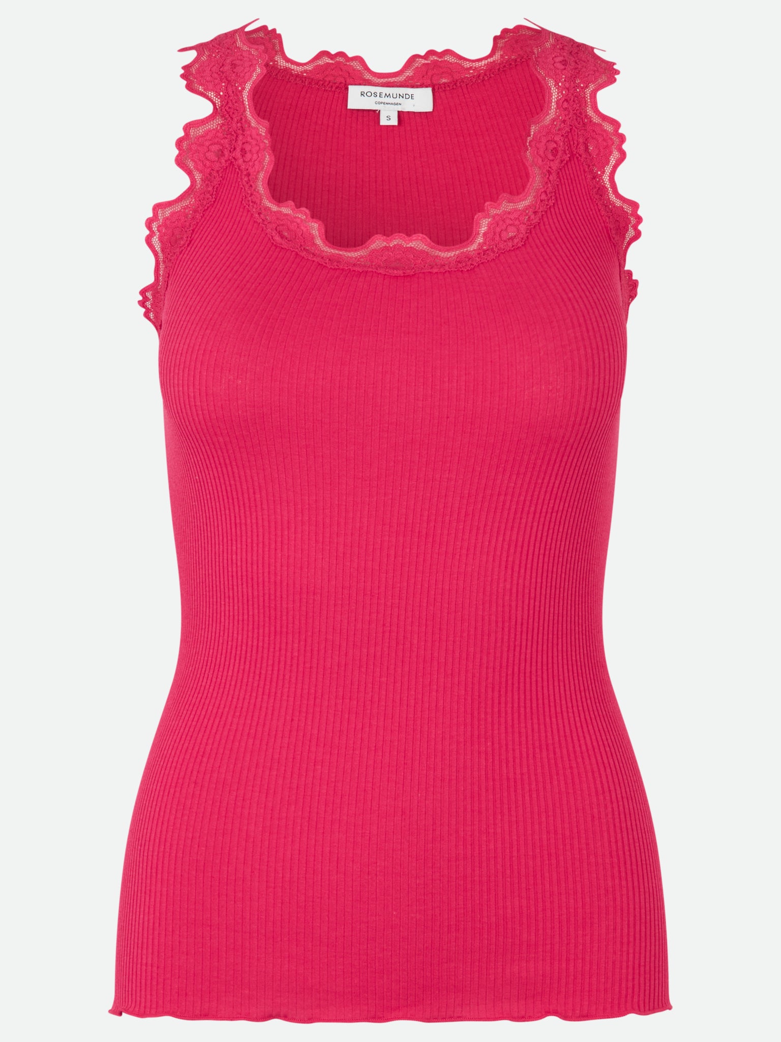 RWBabette Silk SL U-neck Long Lace Top
