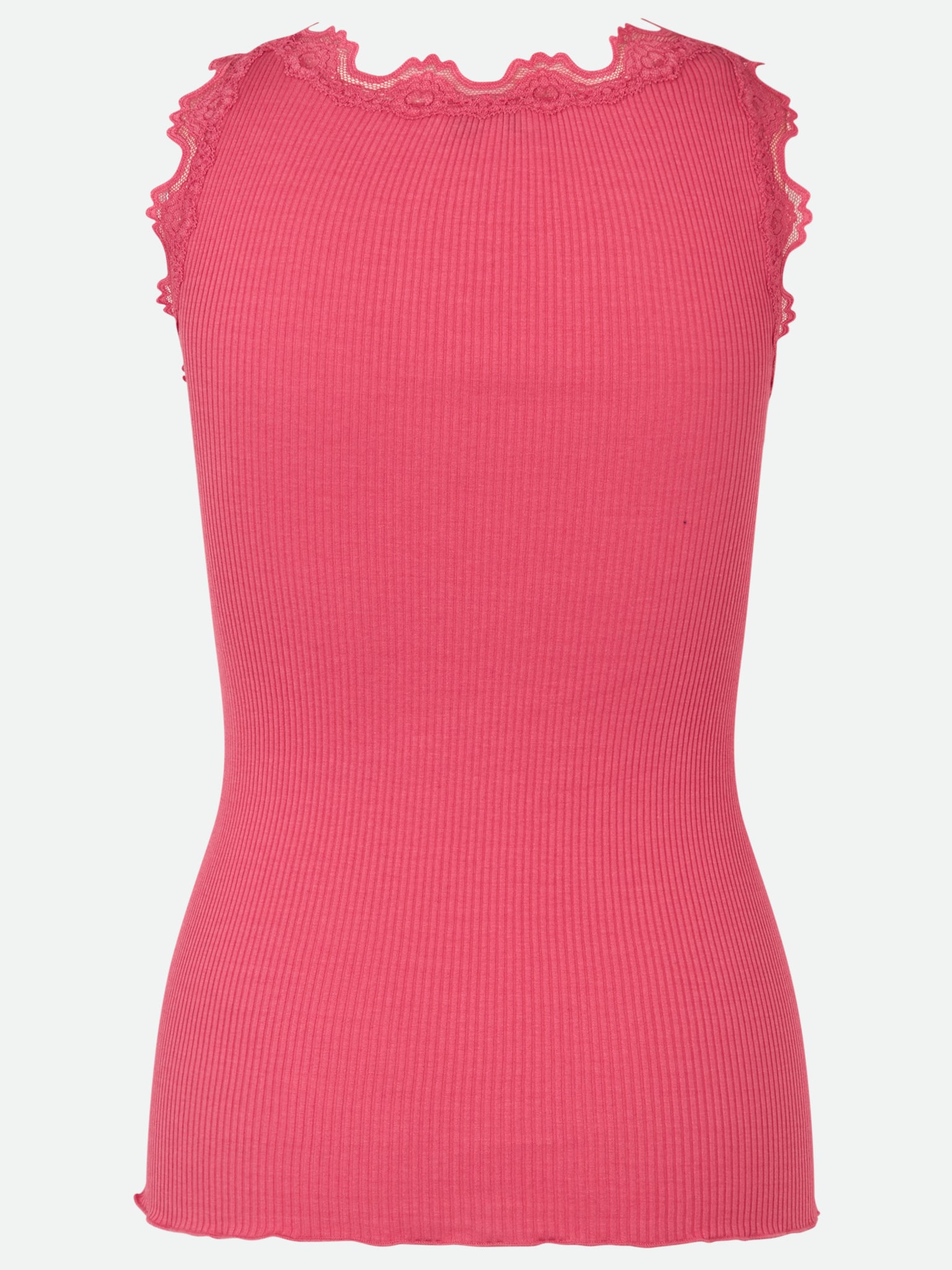 RWBabette Silk SL U-neck Long Lace Top