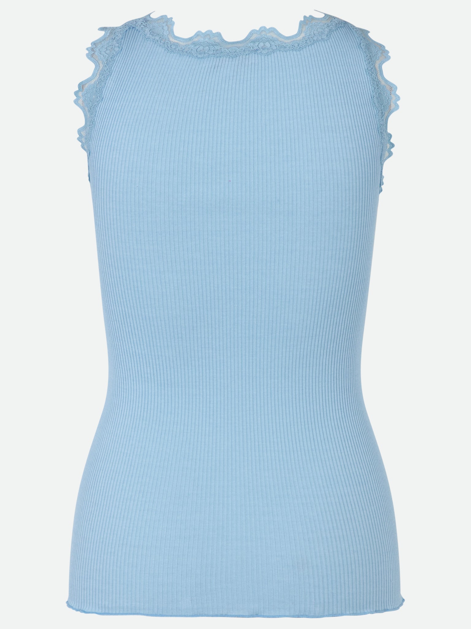 RWBabette Silk SL U-neck Long Lace Top