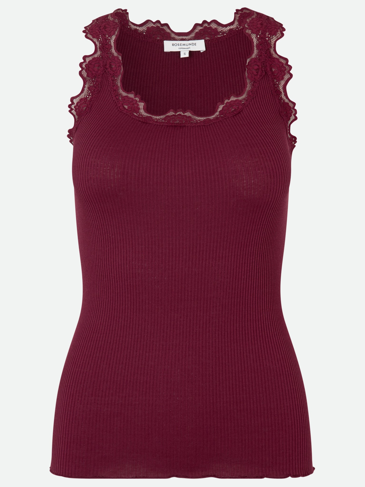 RWBabette Silk SL U-neck Long Lace Top