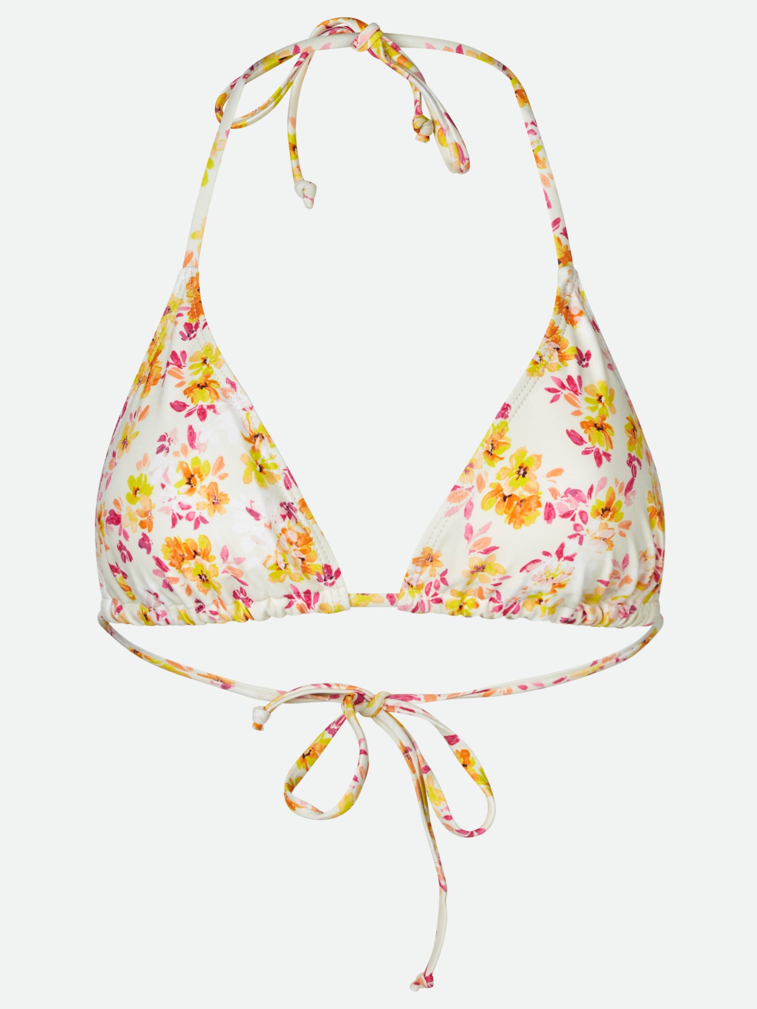RWShiitake Bikini Top BIKINI TOP Rosemunde Woman XXS light watercolor flower print