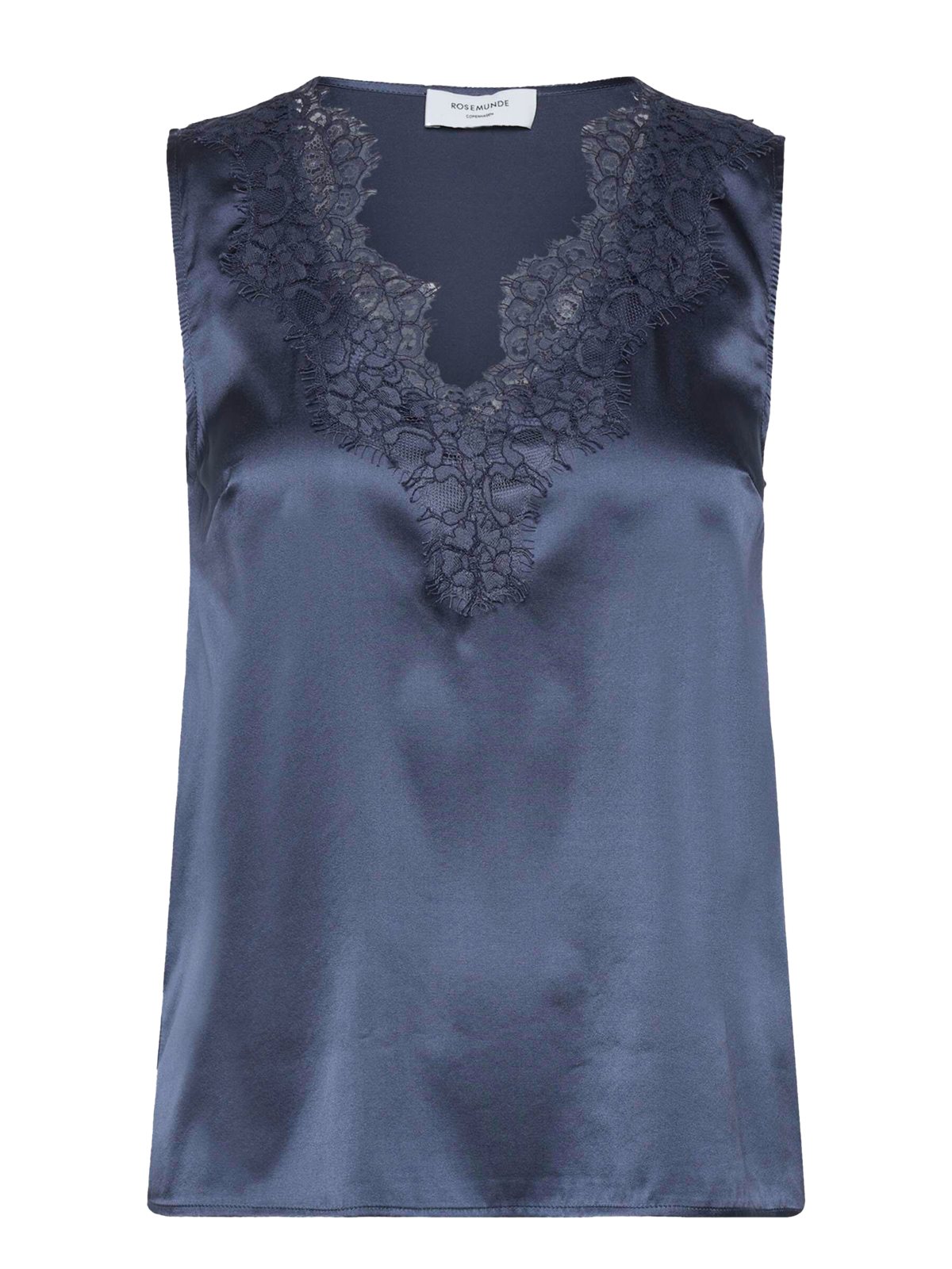RWJade Silk Lace Top TOP Rosemunde Woman 34 true navy