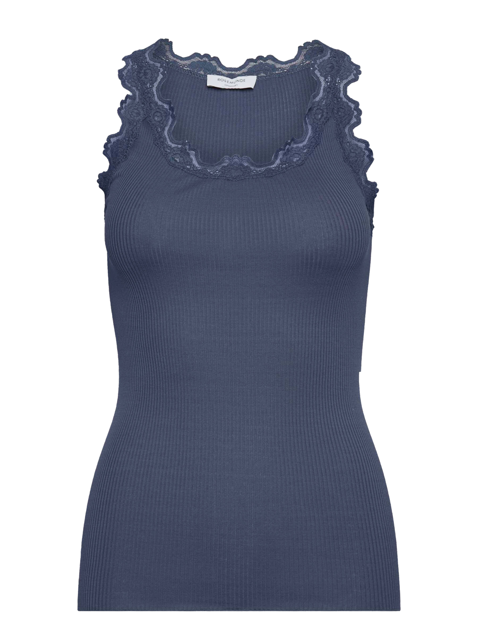 RWBabette Silk SL U-neck Long Lace Top