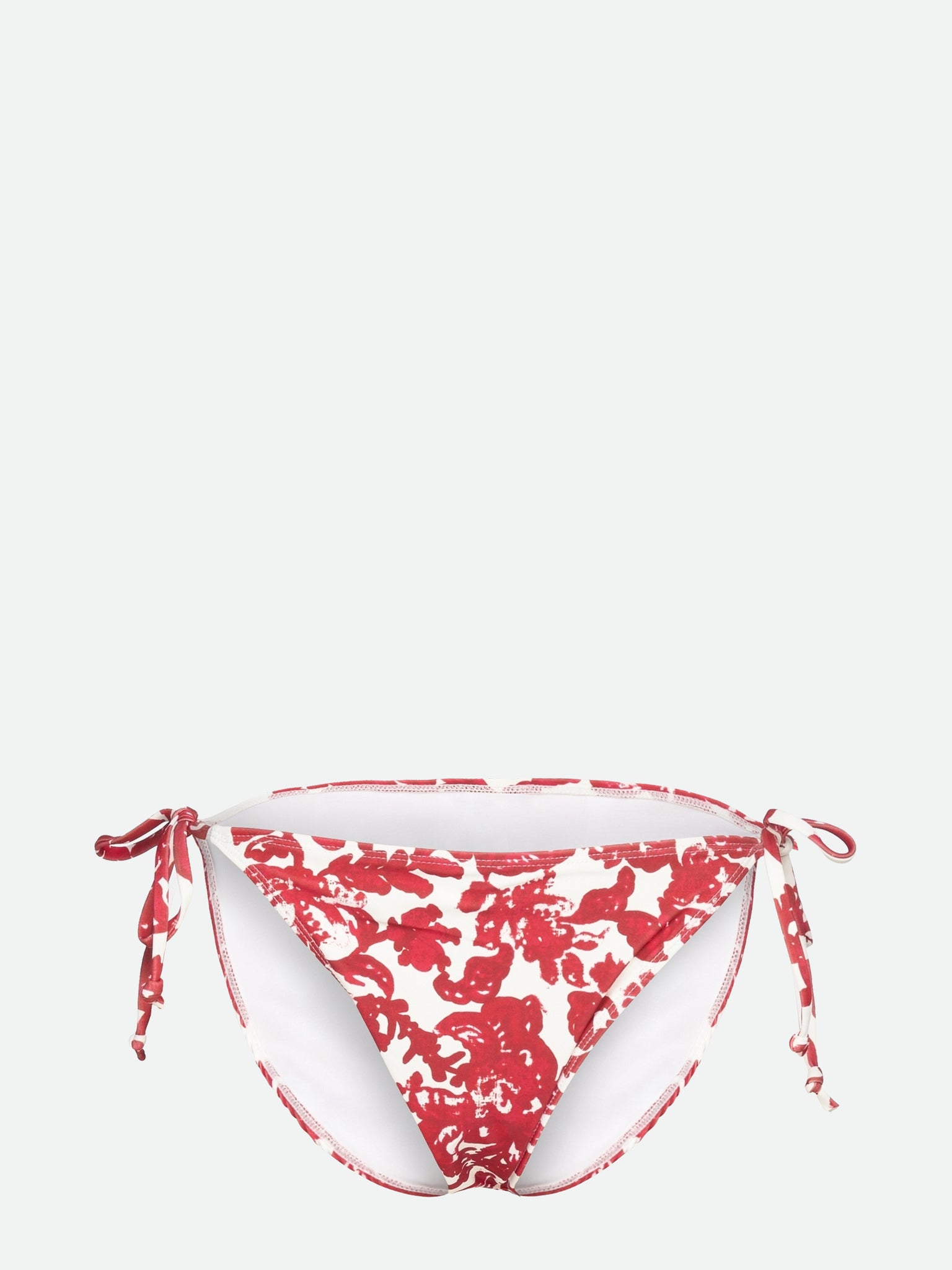 RWShiitake Bikini Brief Low Waist Bikini bottoms Rosemunde Woman XXS red ink flower print