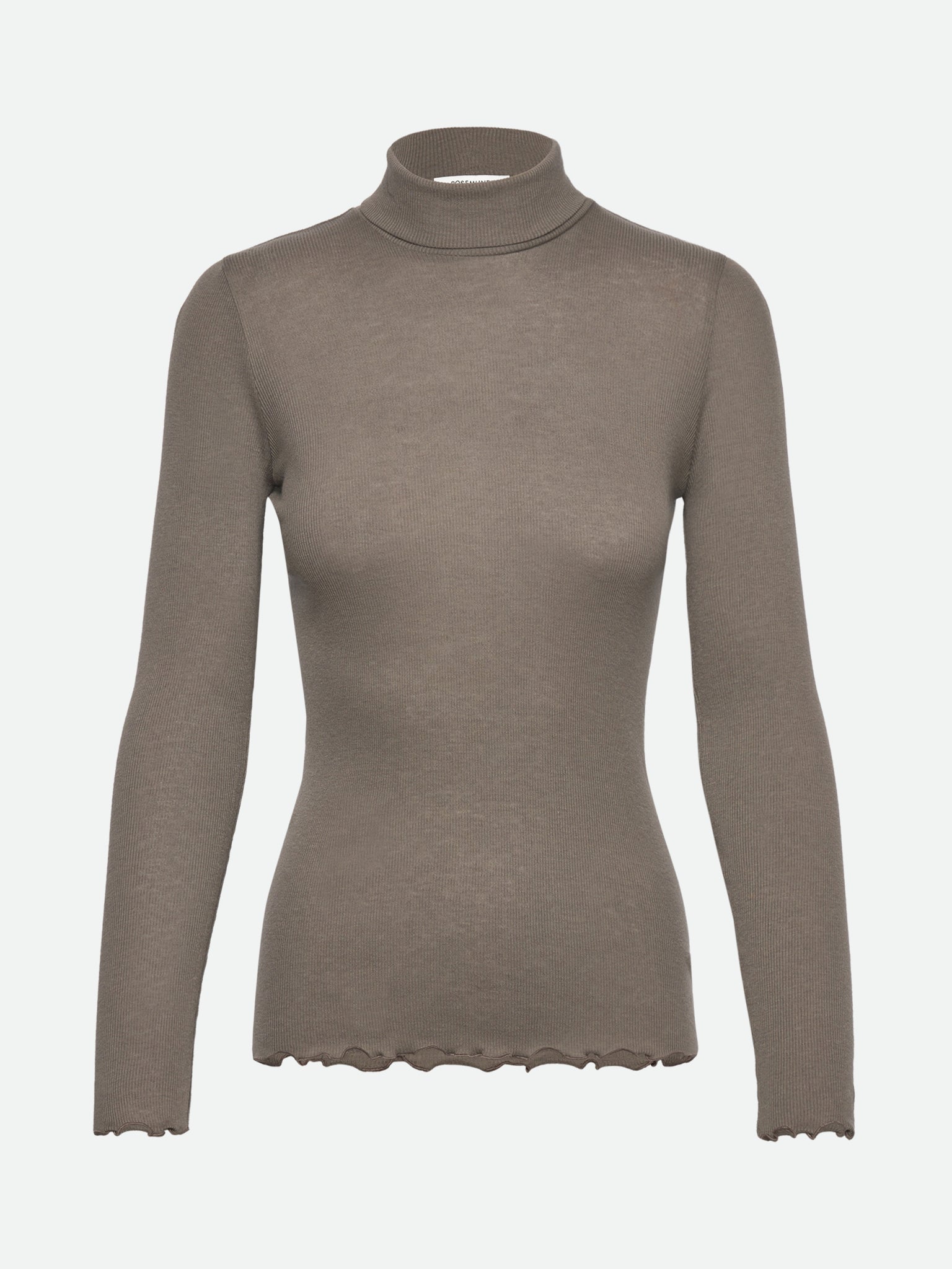 RWBurlington Wool LS T-neck T-shirt T-shirt Rosemunde Woman XS falcon