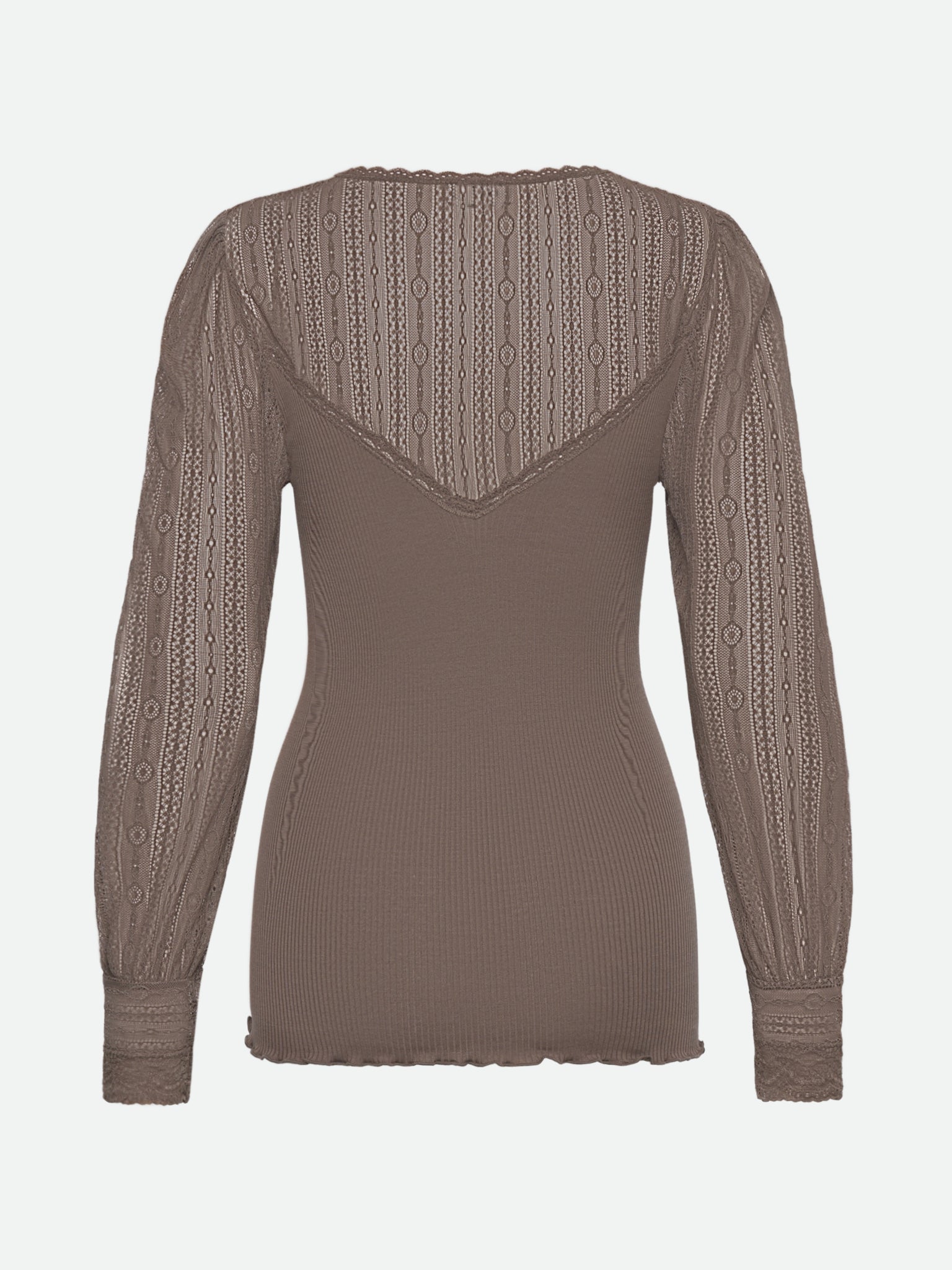 RWBeatha Silk LS V-neck T-shirt T-SHIRT LS Rosemunde Woman