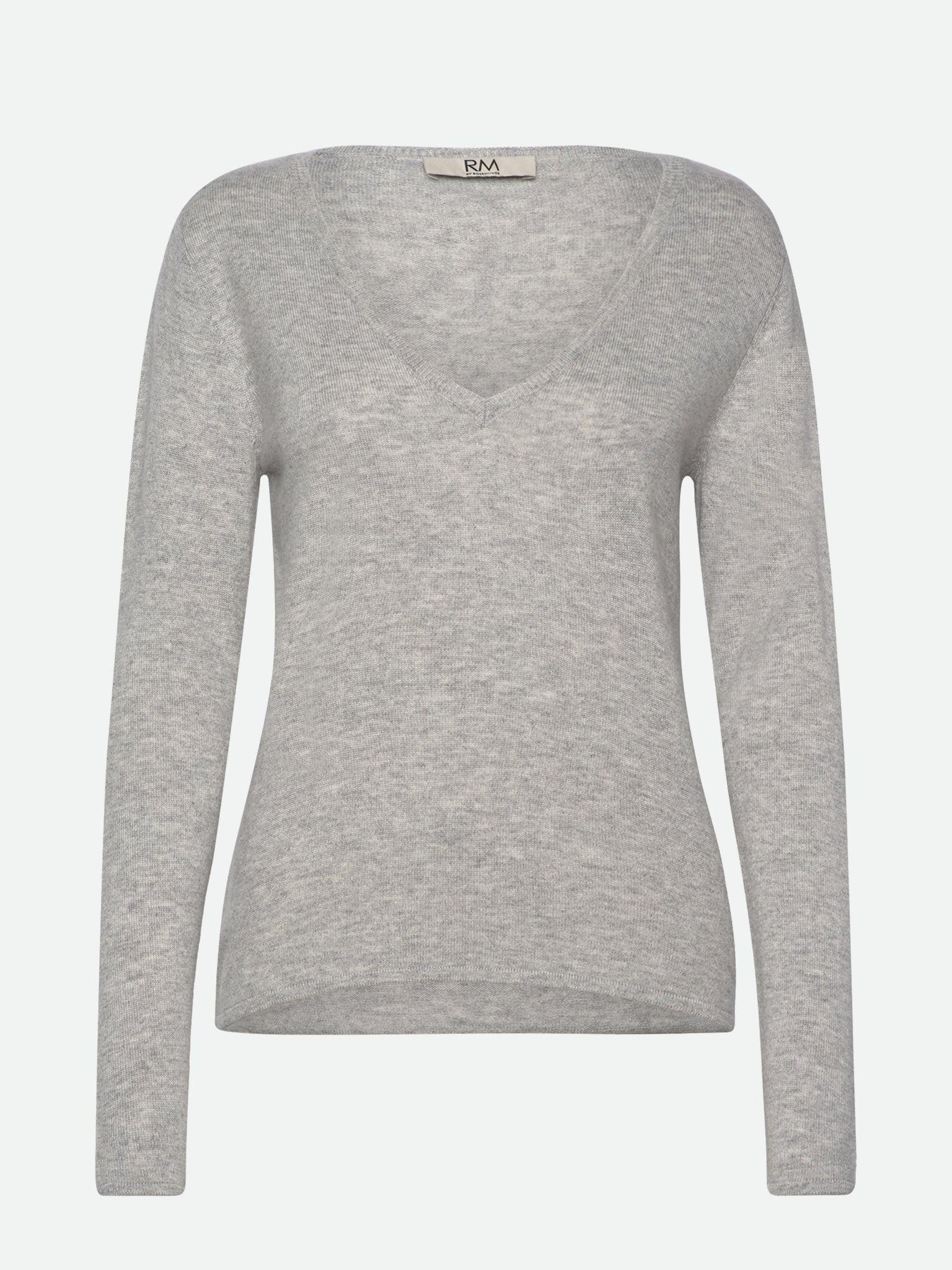 RMWSofia LS Regular V-neck Pullover Pullover Rosemunde Woman XS light grey melange