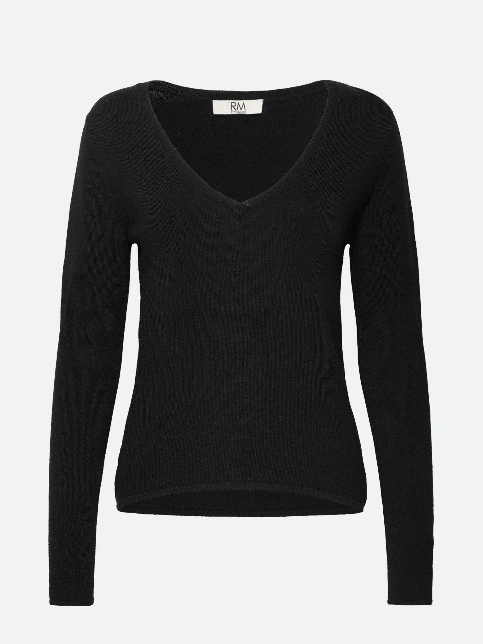 RMWSofia LS Regular V-neck Pullover Pullover Rosemunde Woman XS black