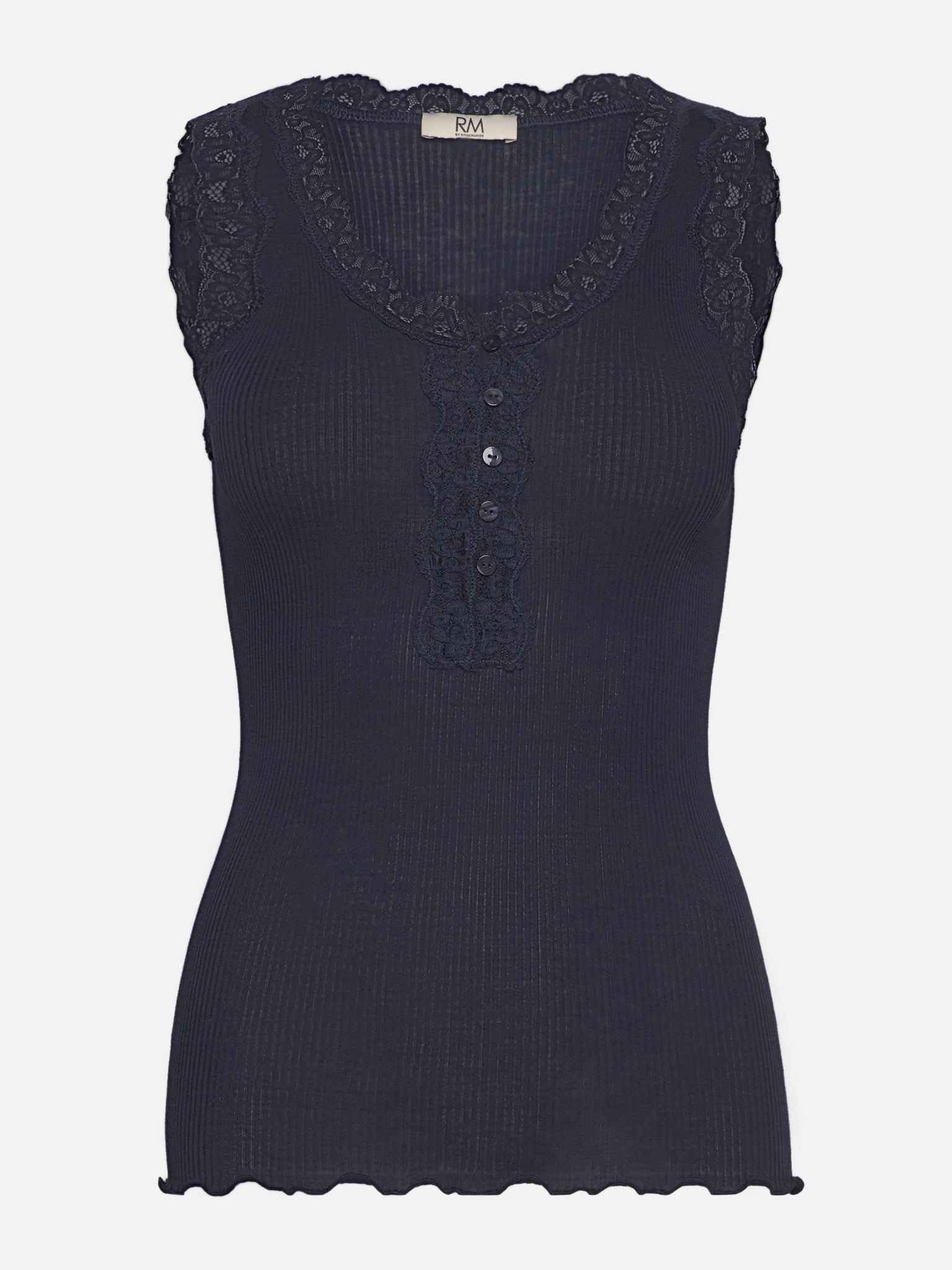 RMWBalta SL Regular Placket Top TOP Rosemunde Woman XXL navy
