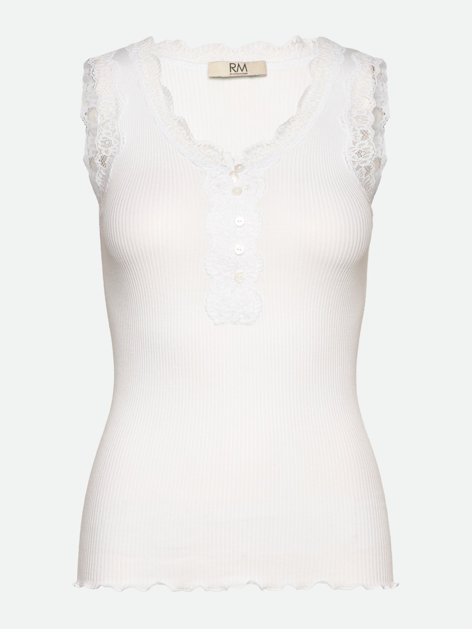 RMWBalta SL Regular Placket Top TOP Rosemunde Woman XXL new white