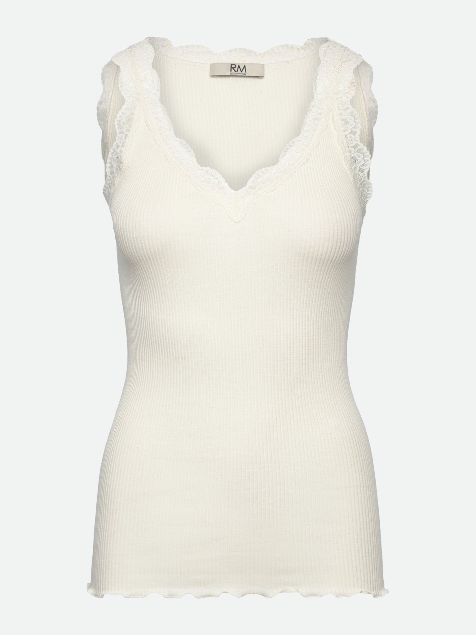 RMWBalta Modal SL V-Neck Top Top Rosemunde Woman XS ivory