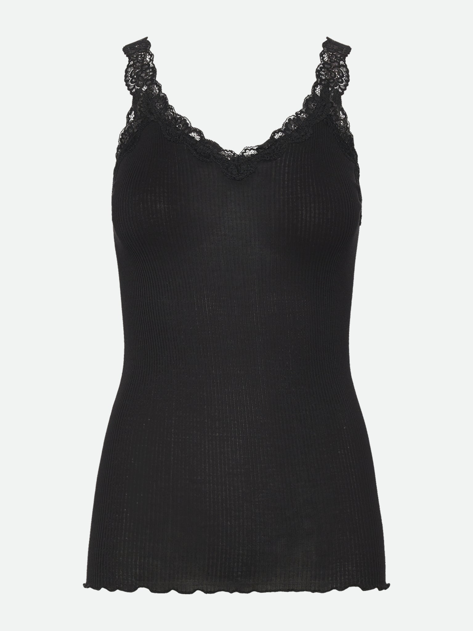 RMWBalta modal SL V-neck top Top Rosemunde Woman XS black