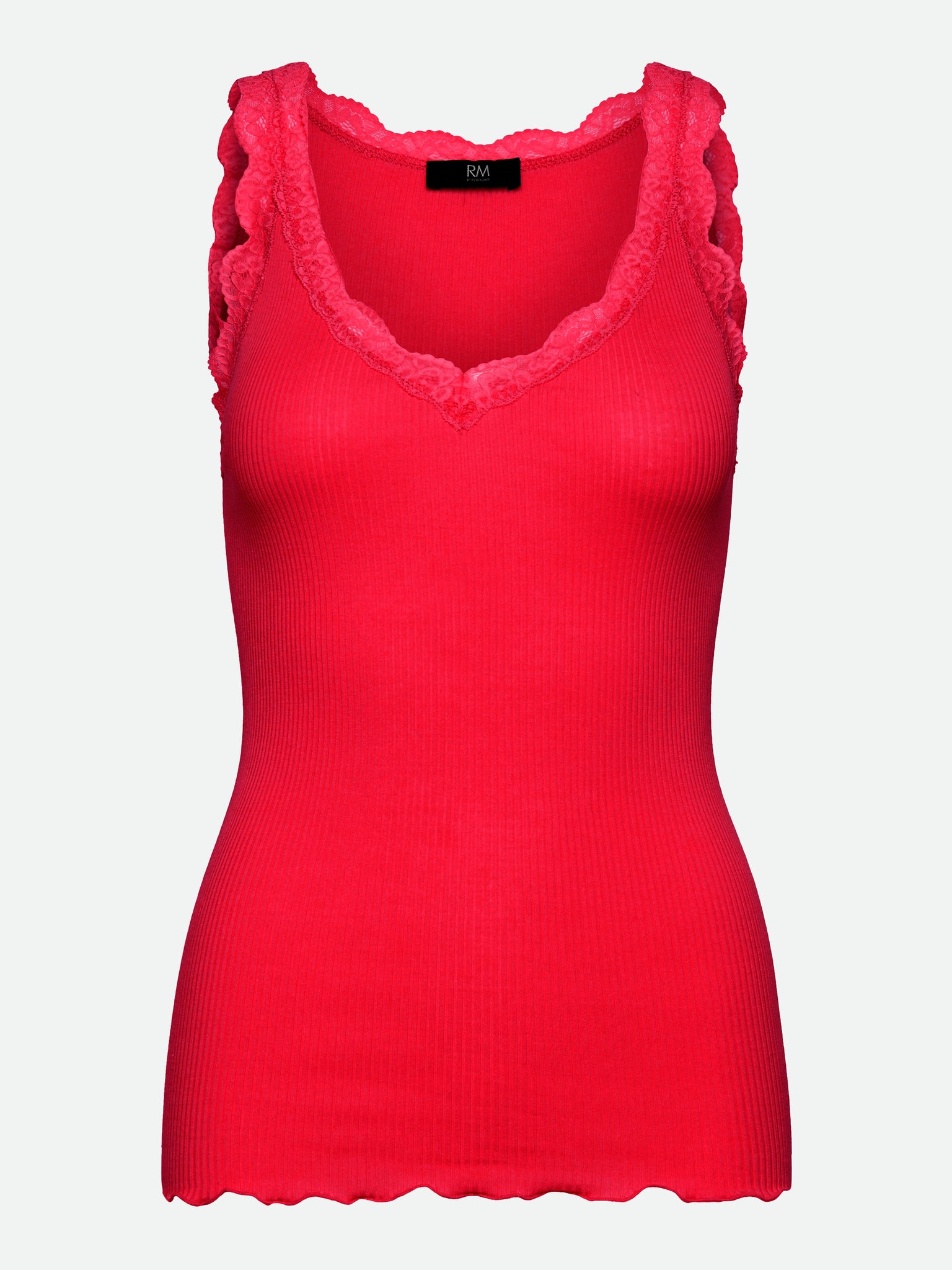 RMWBalta Modal Lace SL V-neck Top TOP Rosemunde Woman