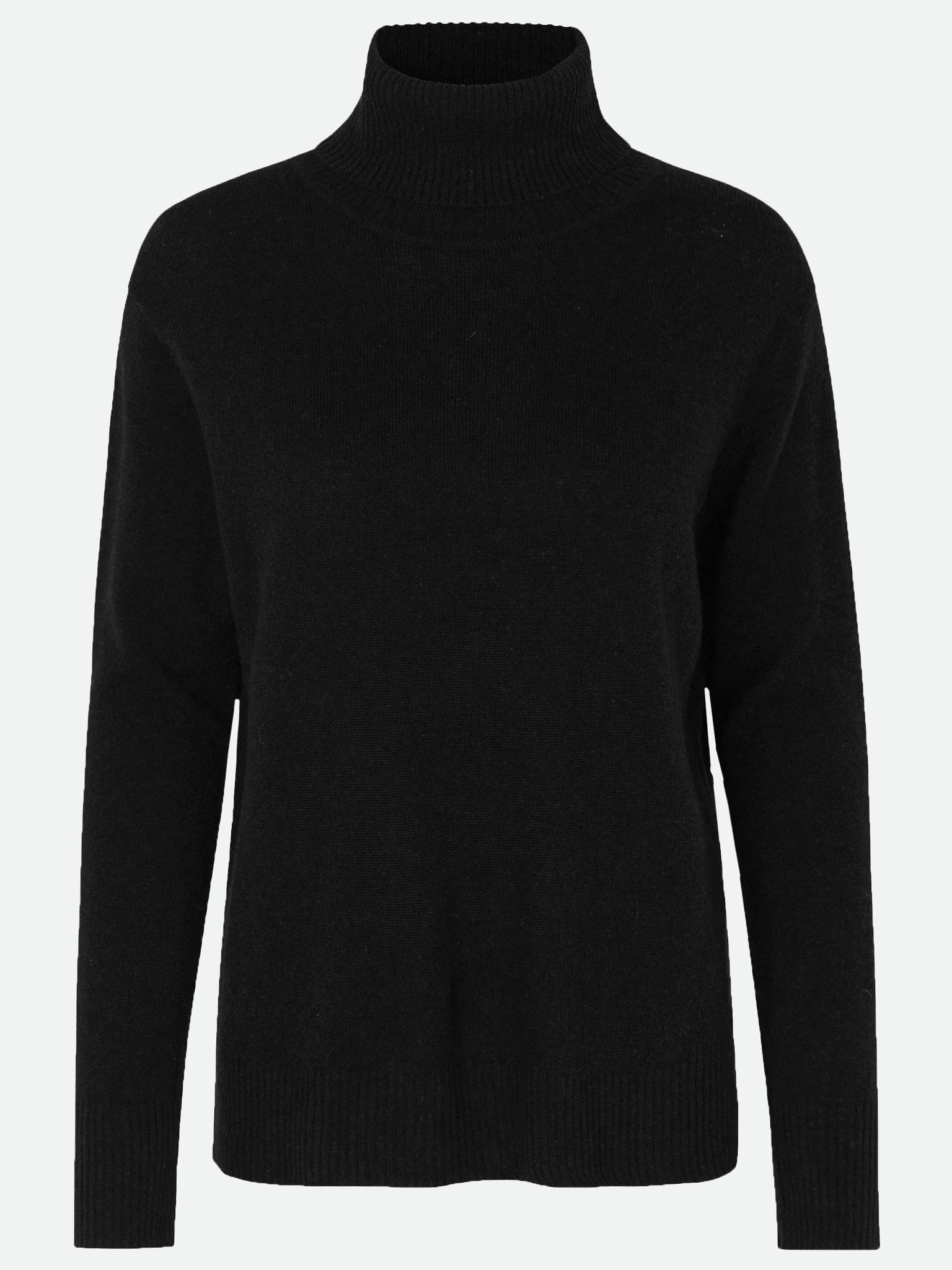 RWLaica Cashmere LS Roll Neck Pullover Rosemunde Woman XS black