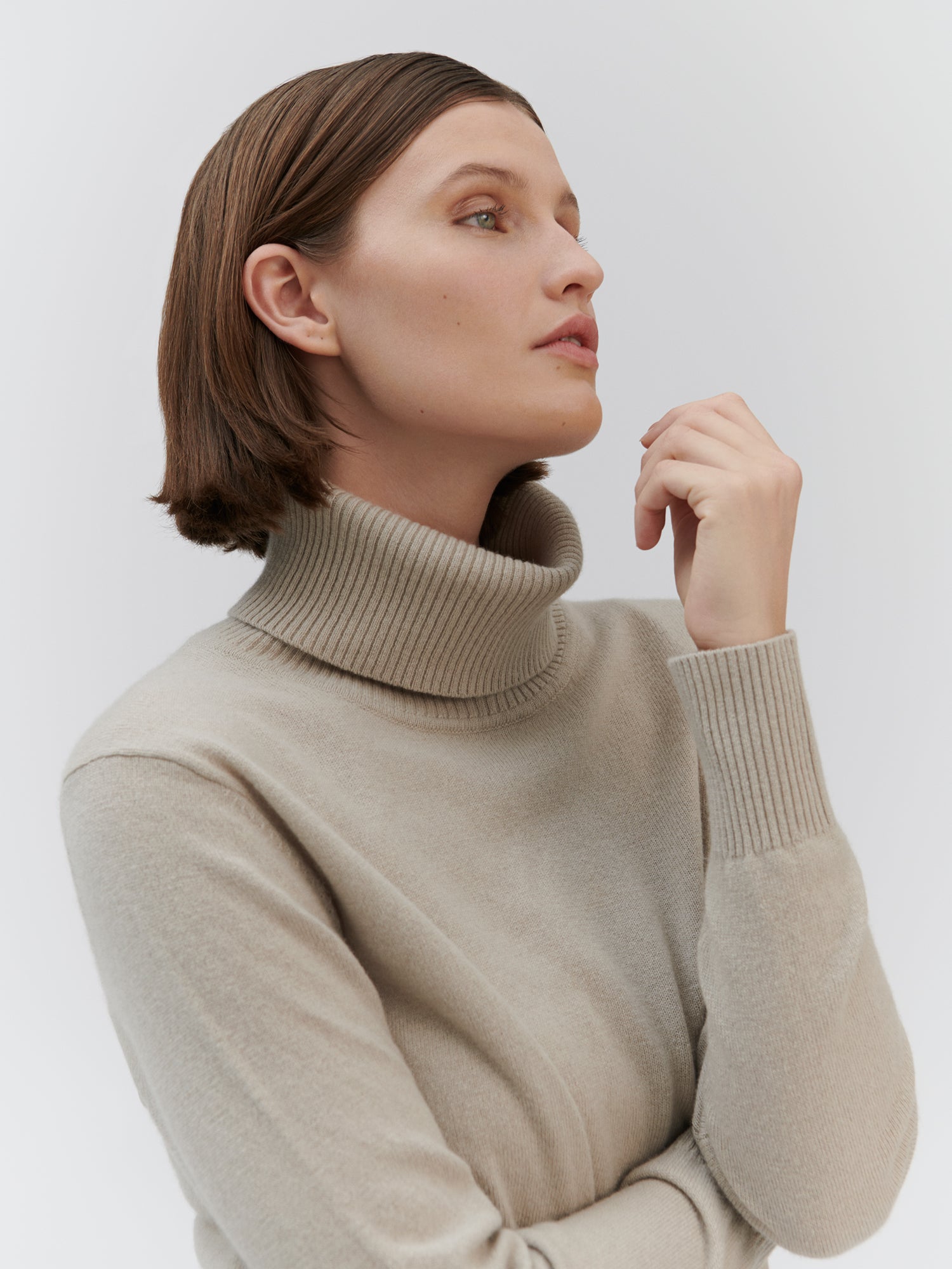 RWLaica Cashmere LS Roll Neck Pullover Rosemunde Woman