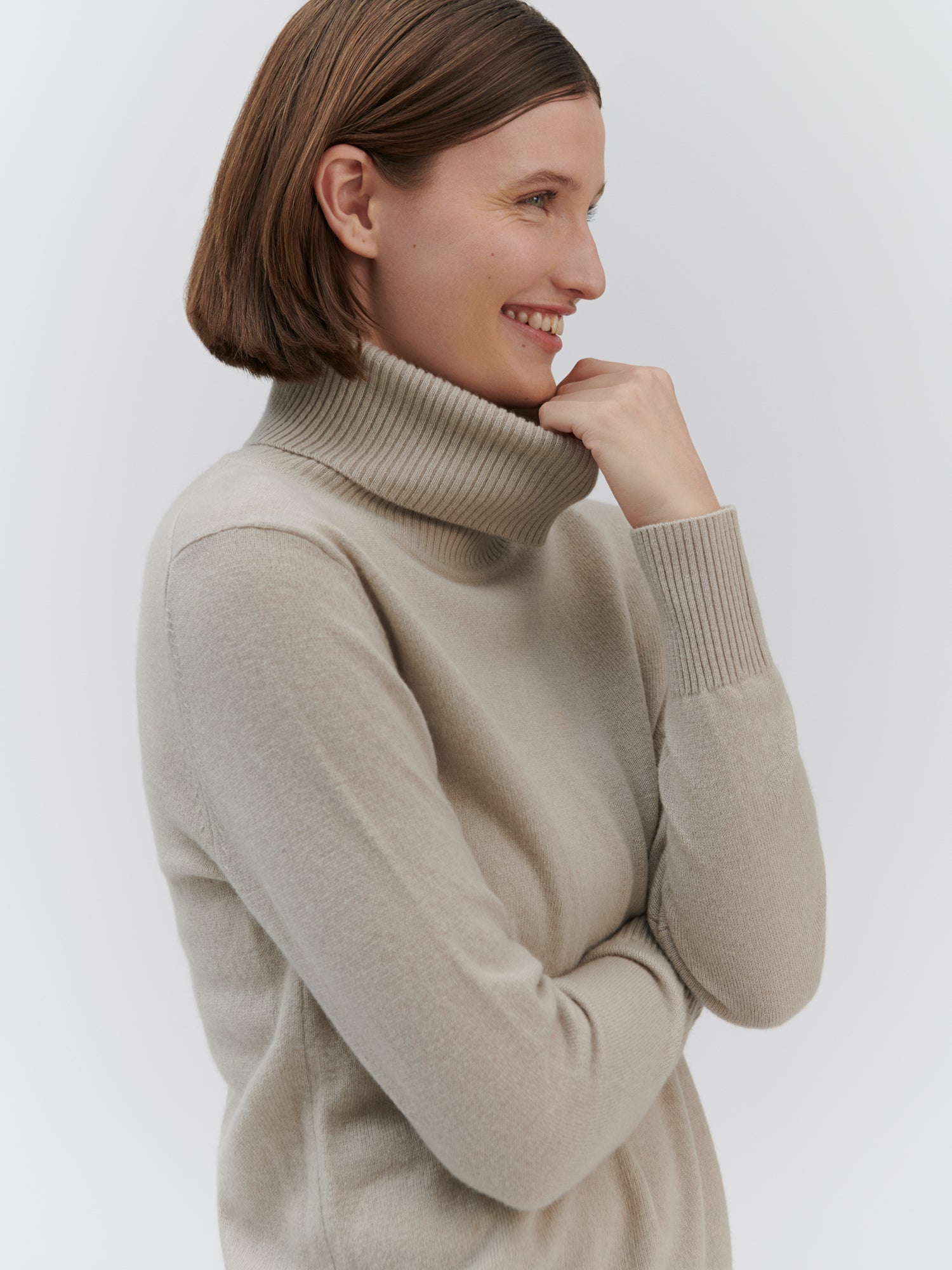 RWLaica Cashmere LS Roll Neck Pullover Rosemunde Woman