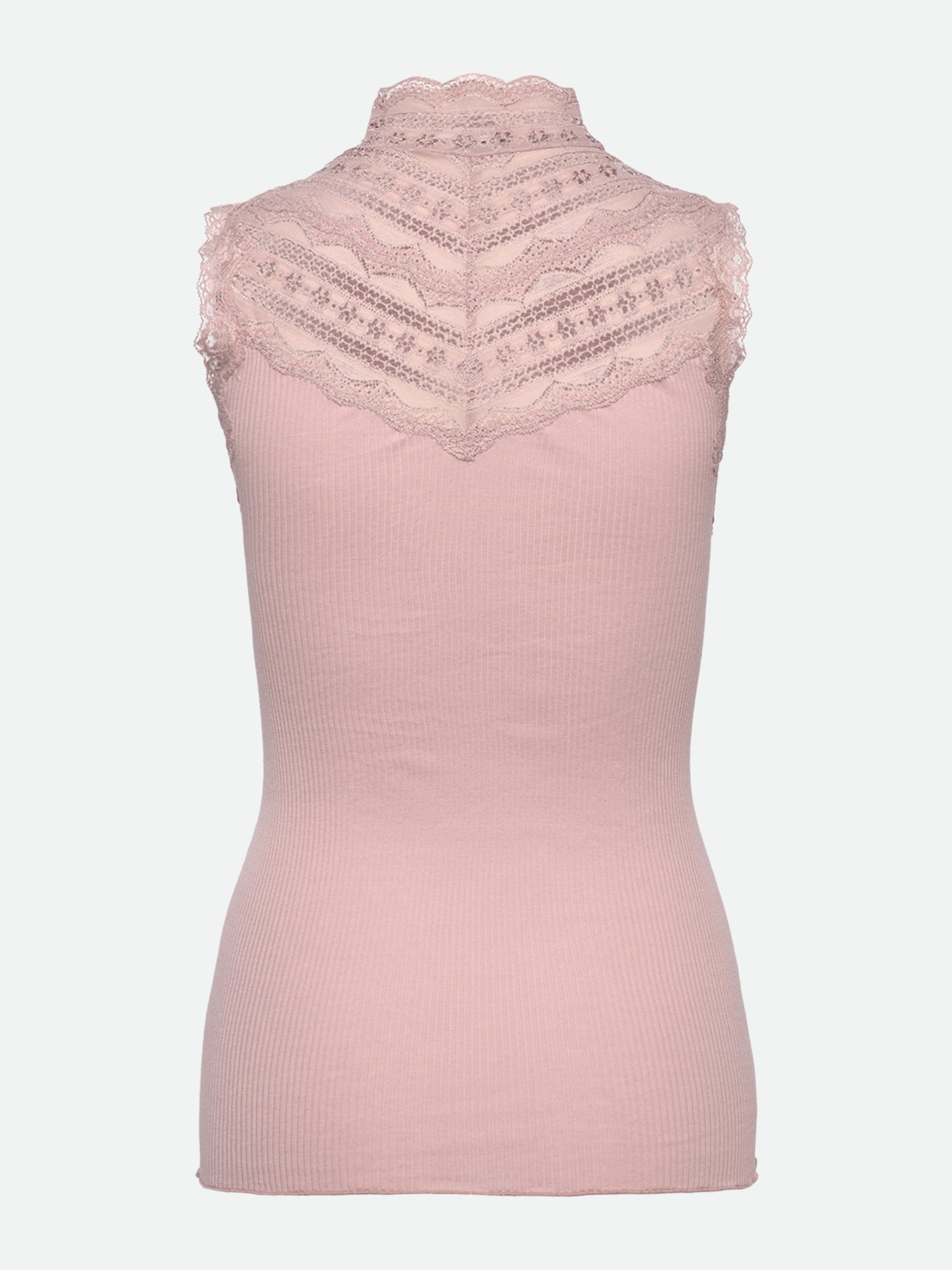 RWBenita Silk SL Turtleneck Lace Top TOP Rosemunde Woman