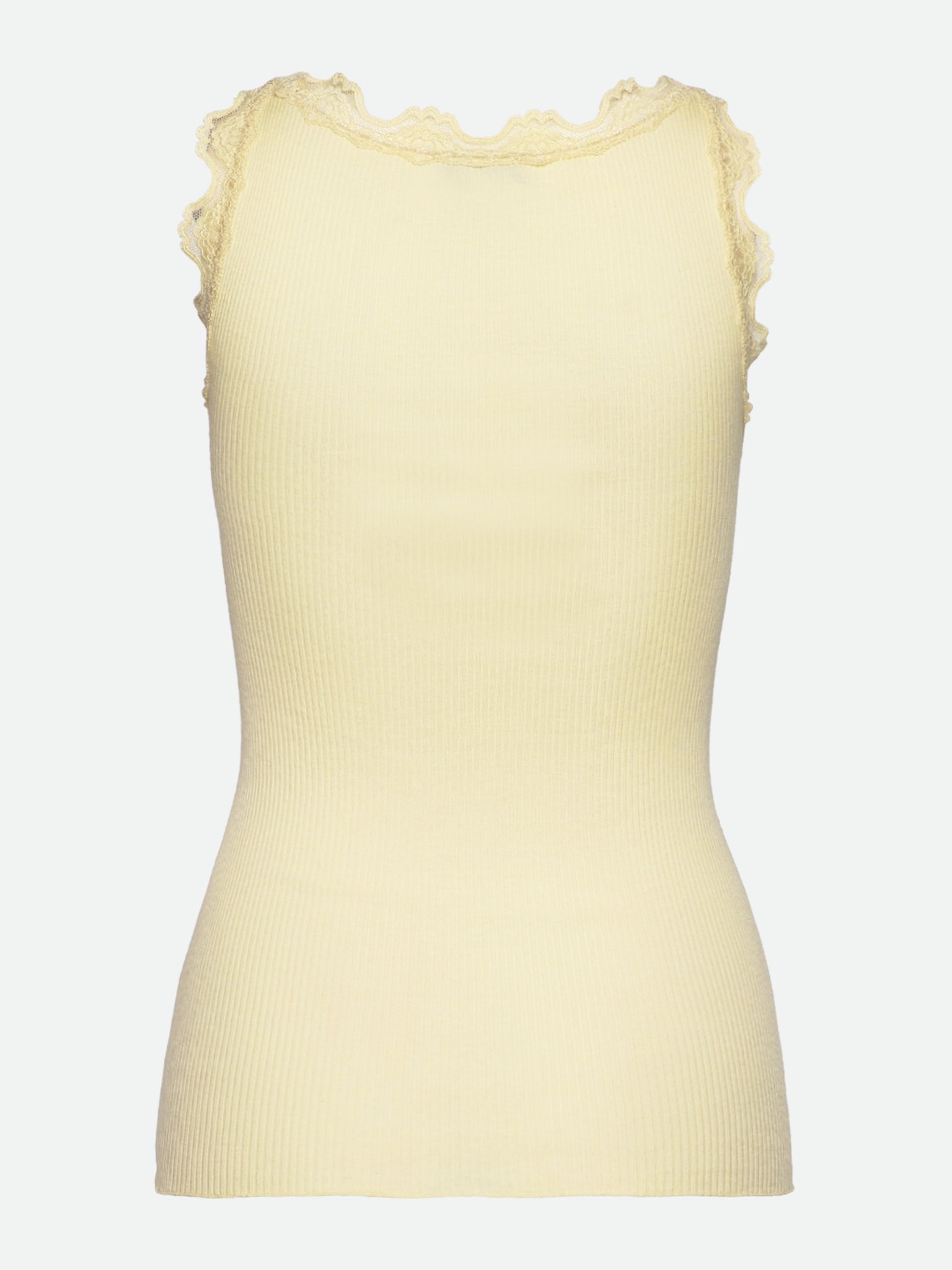 RWBabette Silk SL U-neck Long Lace Top