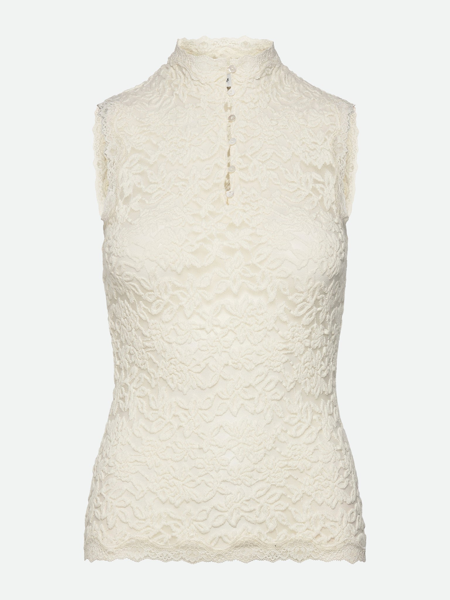 RWDelicia SL Lace Top Top Rosemunde Woman XS cloud dancer