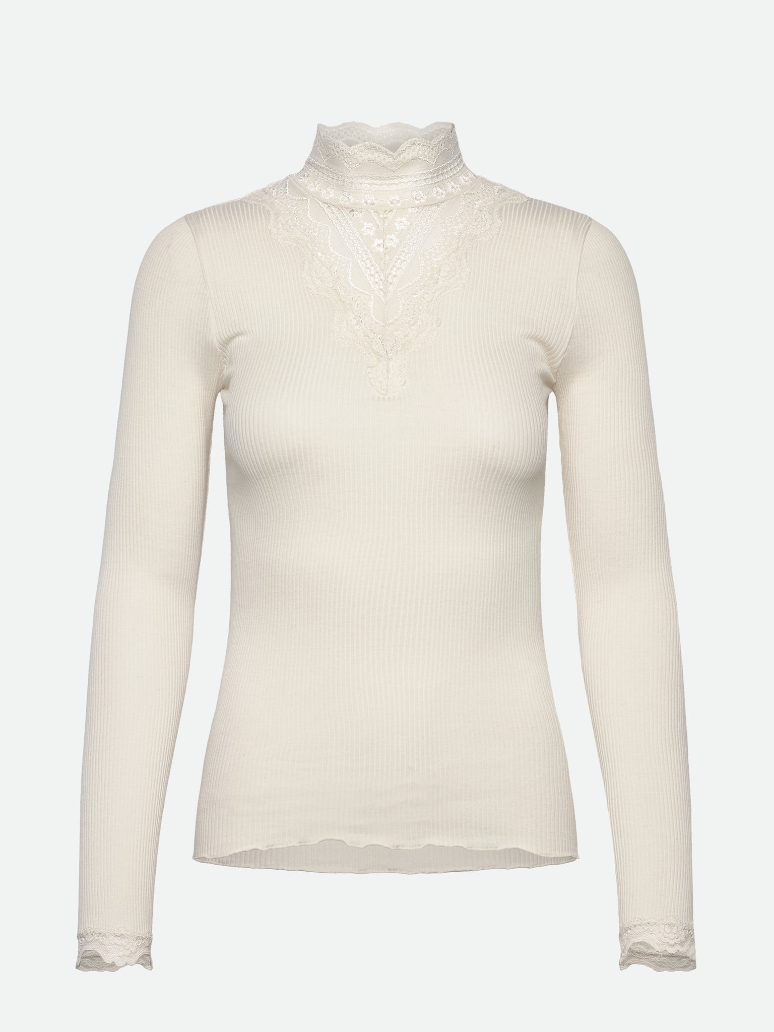 RWBenita LS Regular Turtleneck T-shirt T-shirt Rosemunde Woman XS ivory