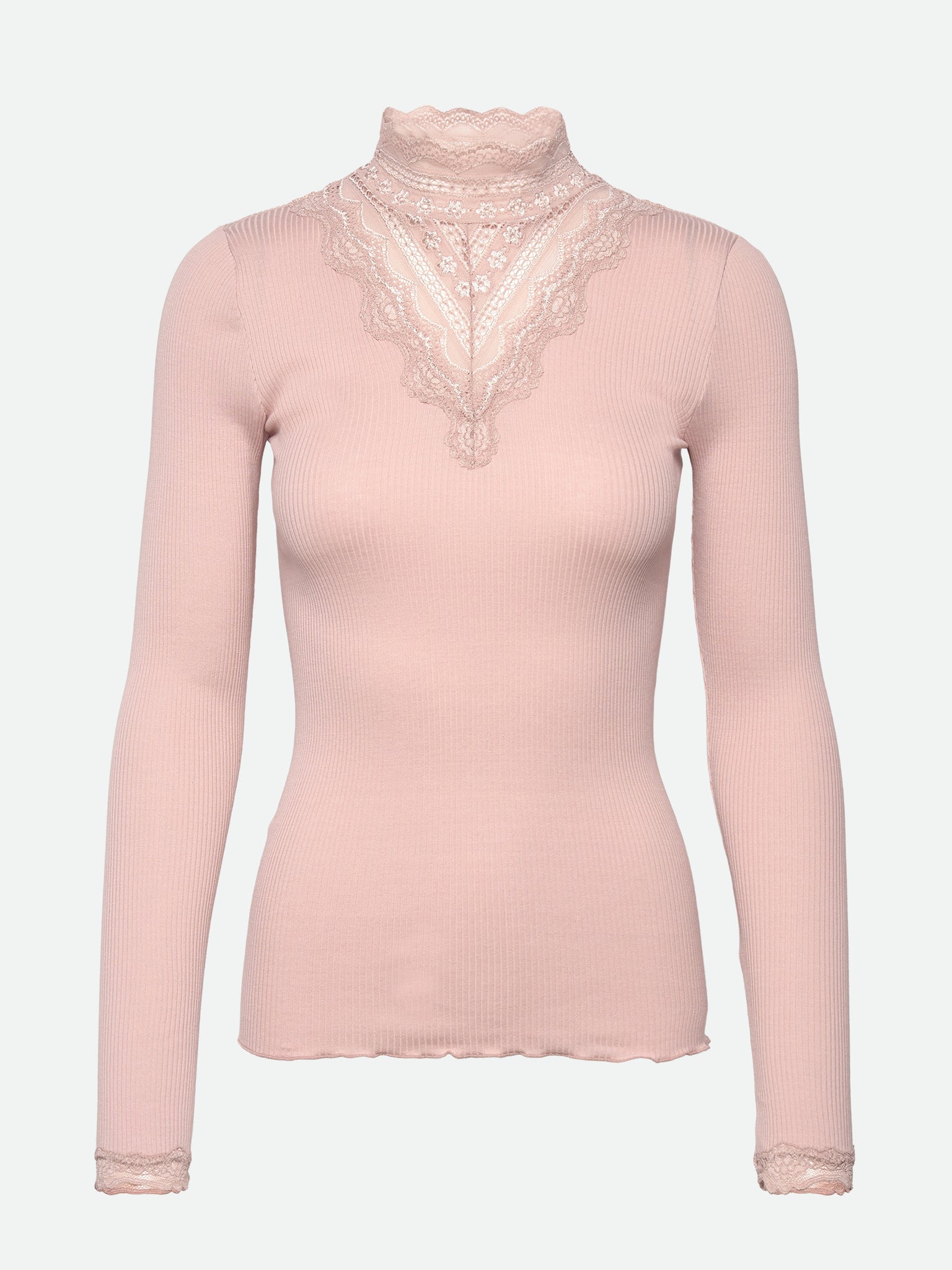 RWBenita LS Regular Turtleneck T-shirt T-shirt Rosemunde Woman XS vintage powder