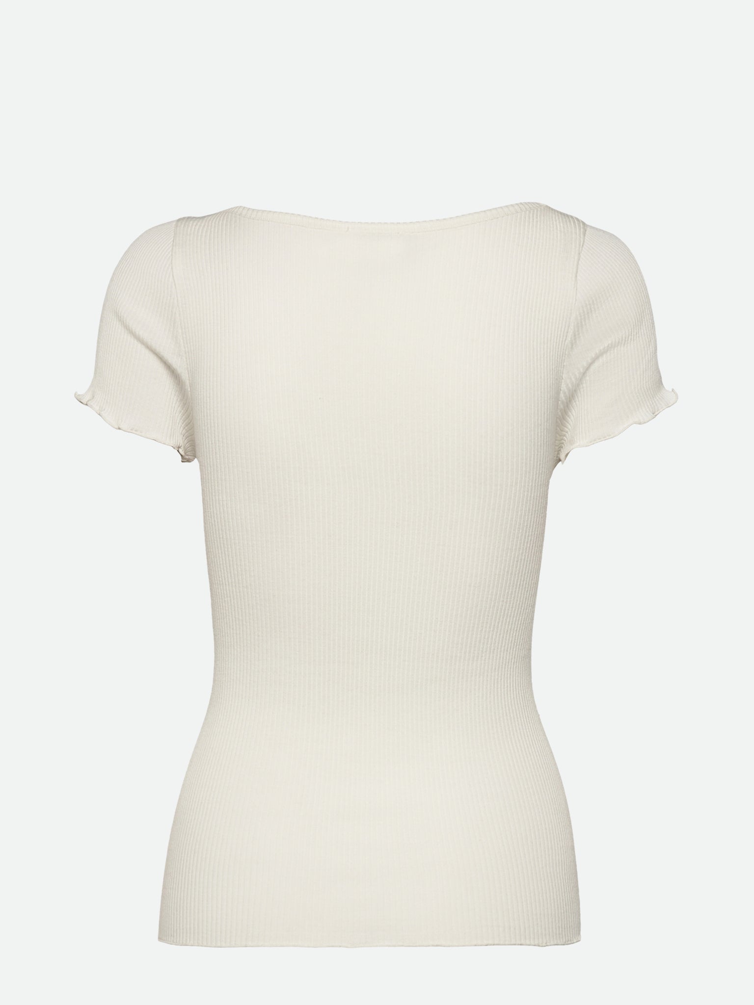 RWBenita Silk SS V-neck T-shirt T-shirt Rosemunde Woman