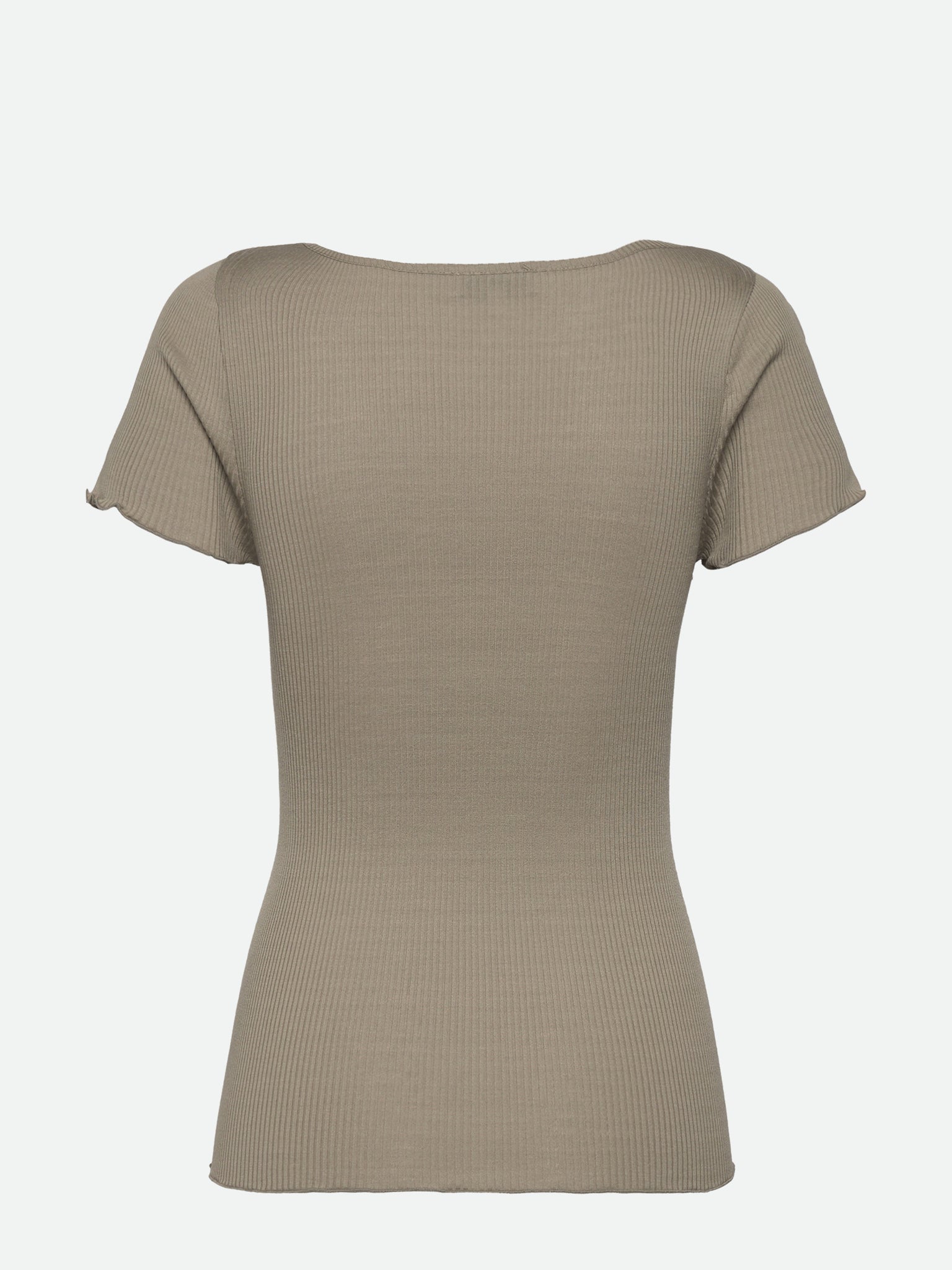 RWBenita Silk SS V-neck T-shirt T-shirt Rosemunde Woman