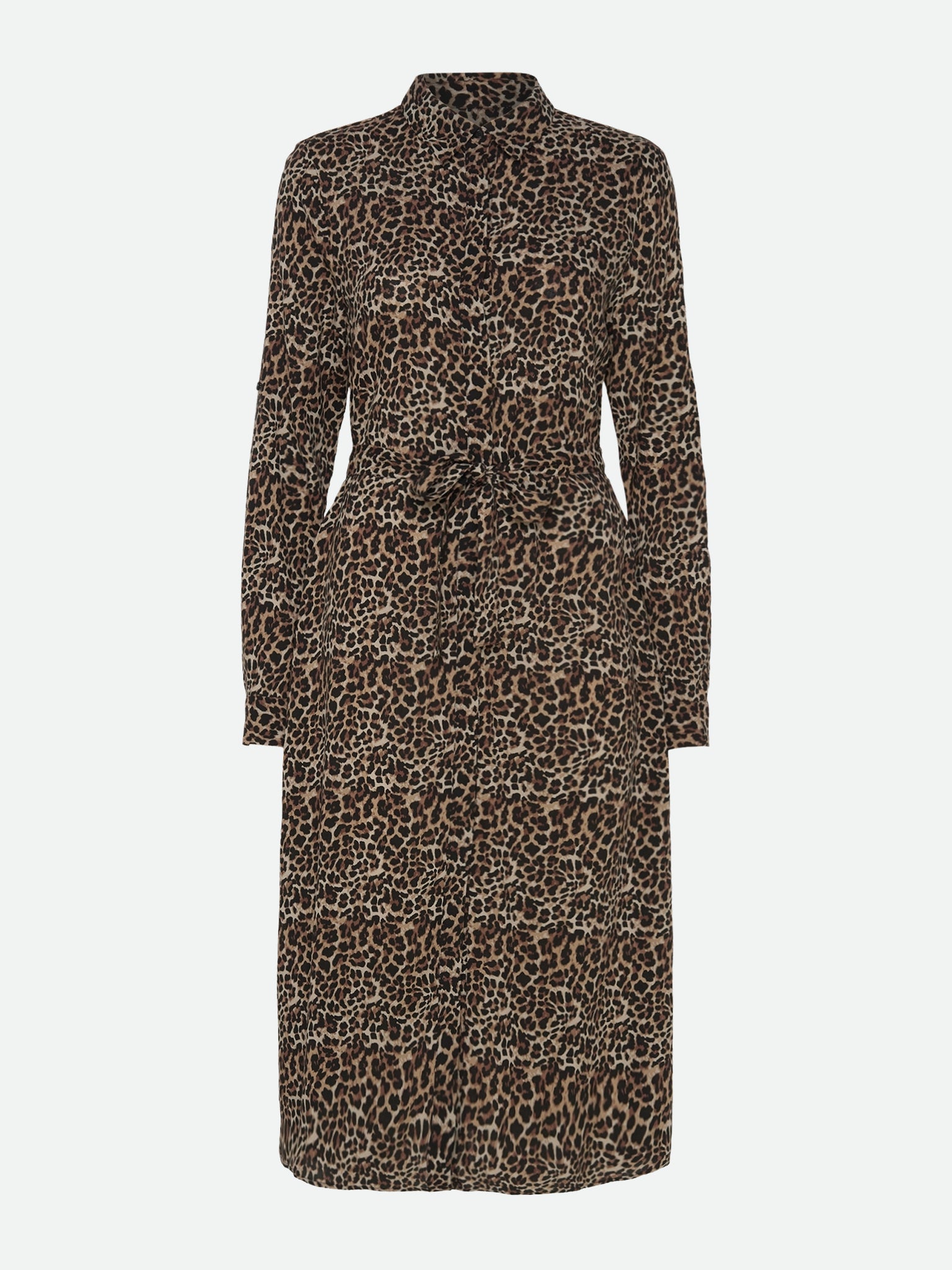 RWElif LS Long shirt dress Dress Rosemunde Woman 34 leopard print