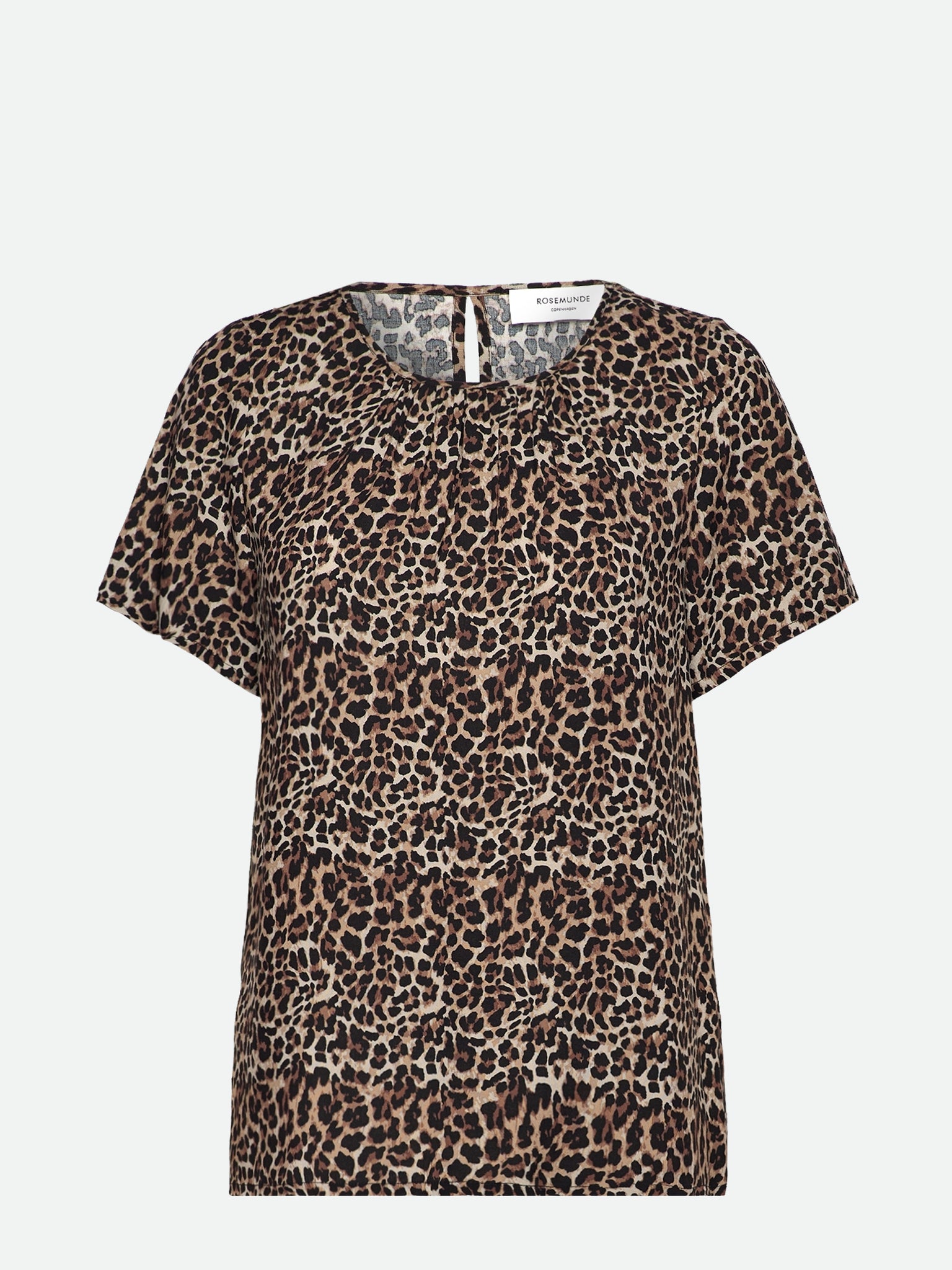 RWElif SS Blouse Blouse Rosemunde Woman 34 leopard print